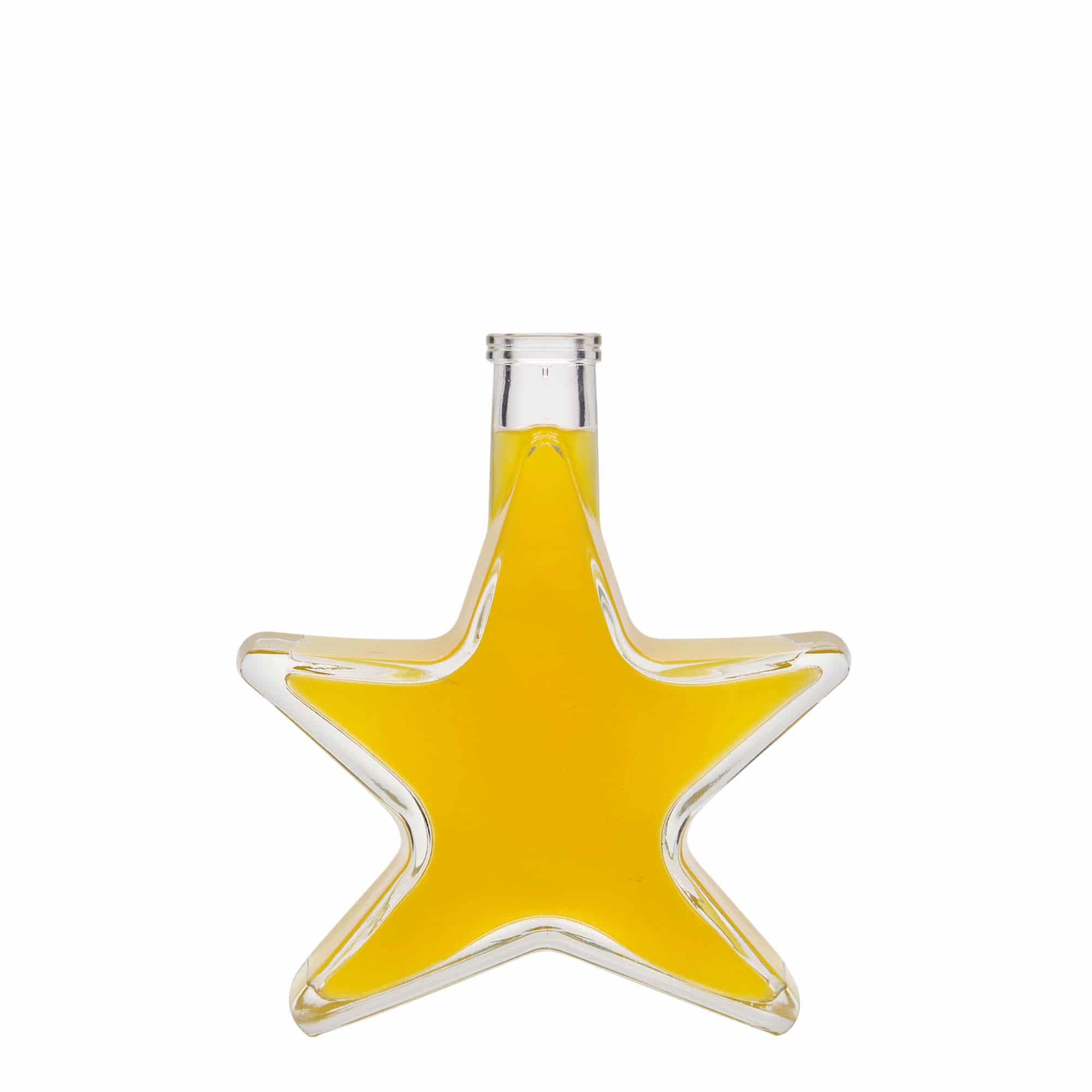 200 ml glassflaske "Stjerne", åpning: Kork