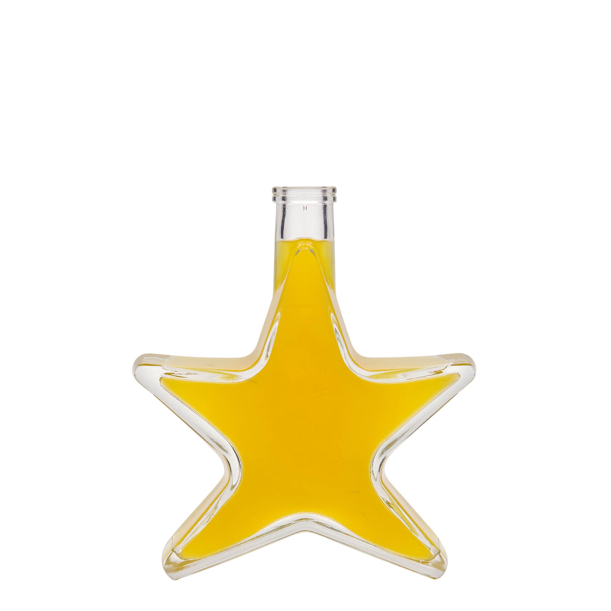 200 ml glassflaske 'Stjerne', åpning: kork