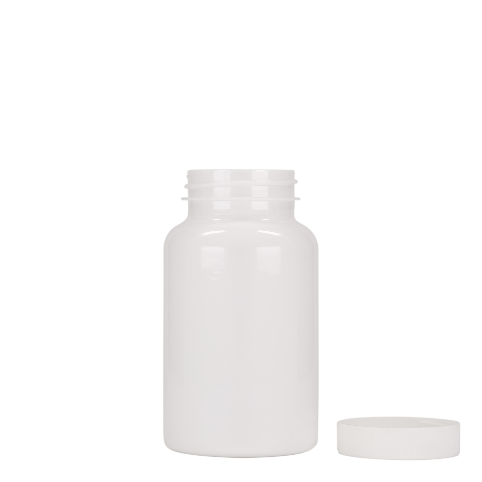 200 ml PET-beholder, plast, hvit, åpning: 45/400 200 ml PET-beholder, plast, hvit, åpning: 45/400