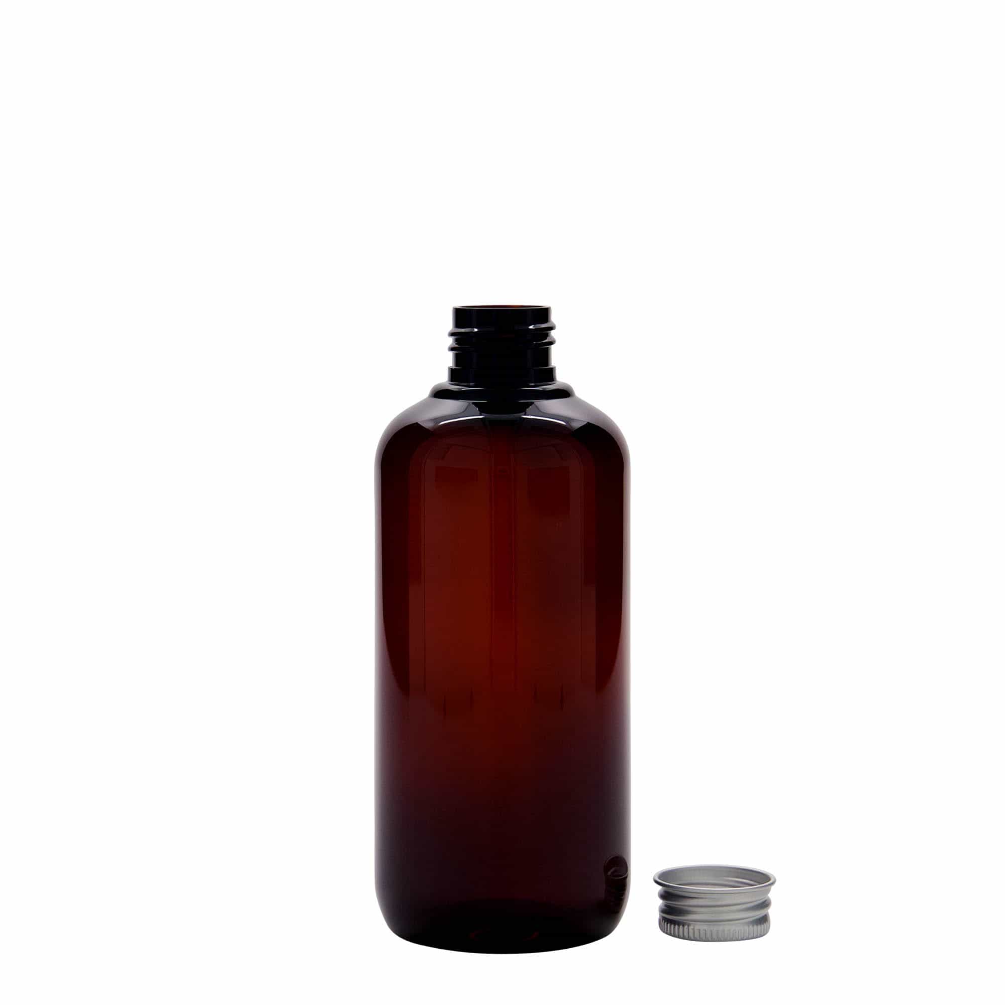250 ml resirkulert plastflaske 'Victor's Best', PCR, brun, åpning: 24/410