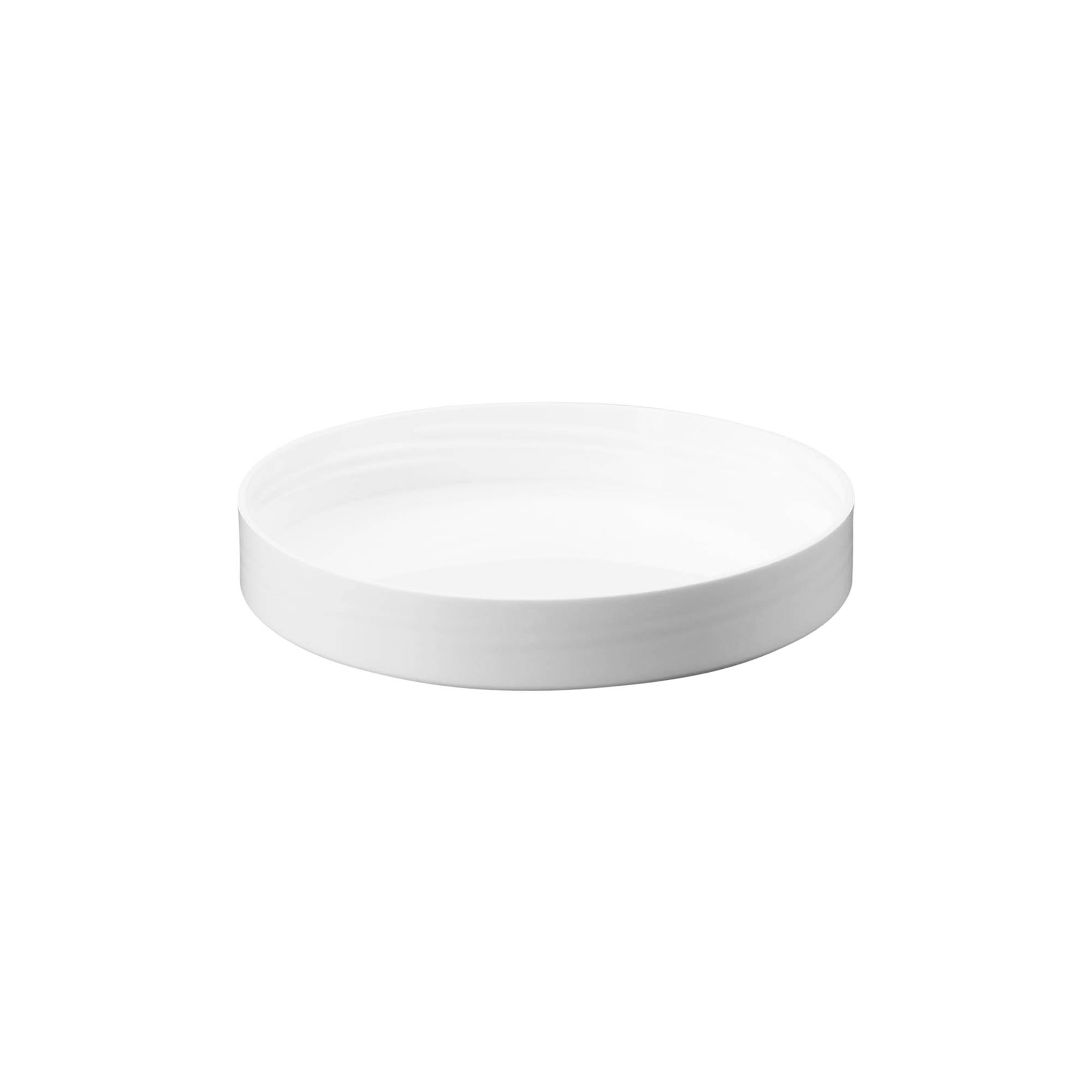 Skrulokk "White Line" 250 ml, PP-plast, hvit