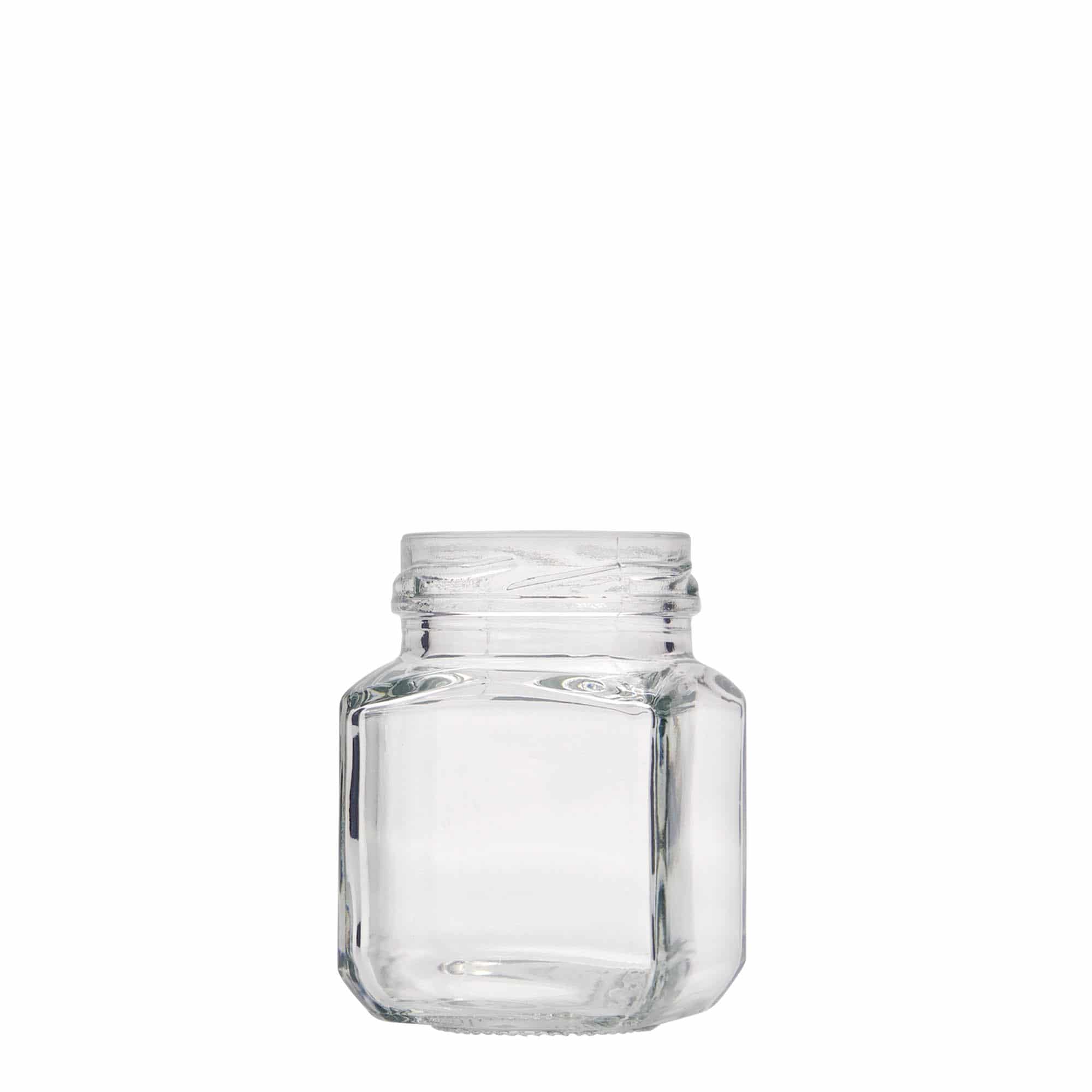 106 ml firkantet glass, åpning: Twist-Off (TO 48) 106 ml firkantet glass, åpning: Twist-Off (TO 48)