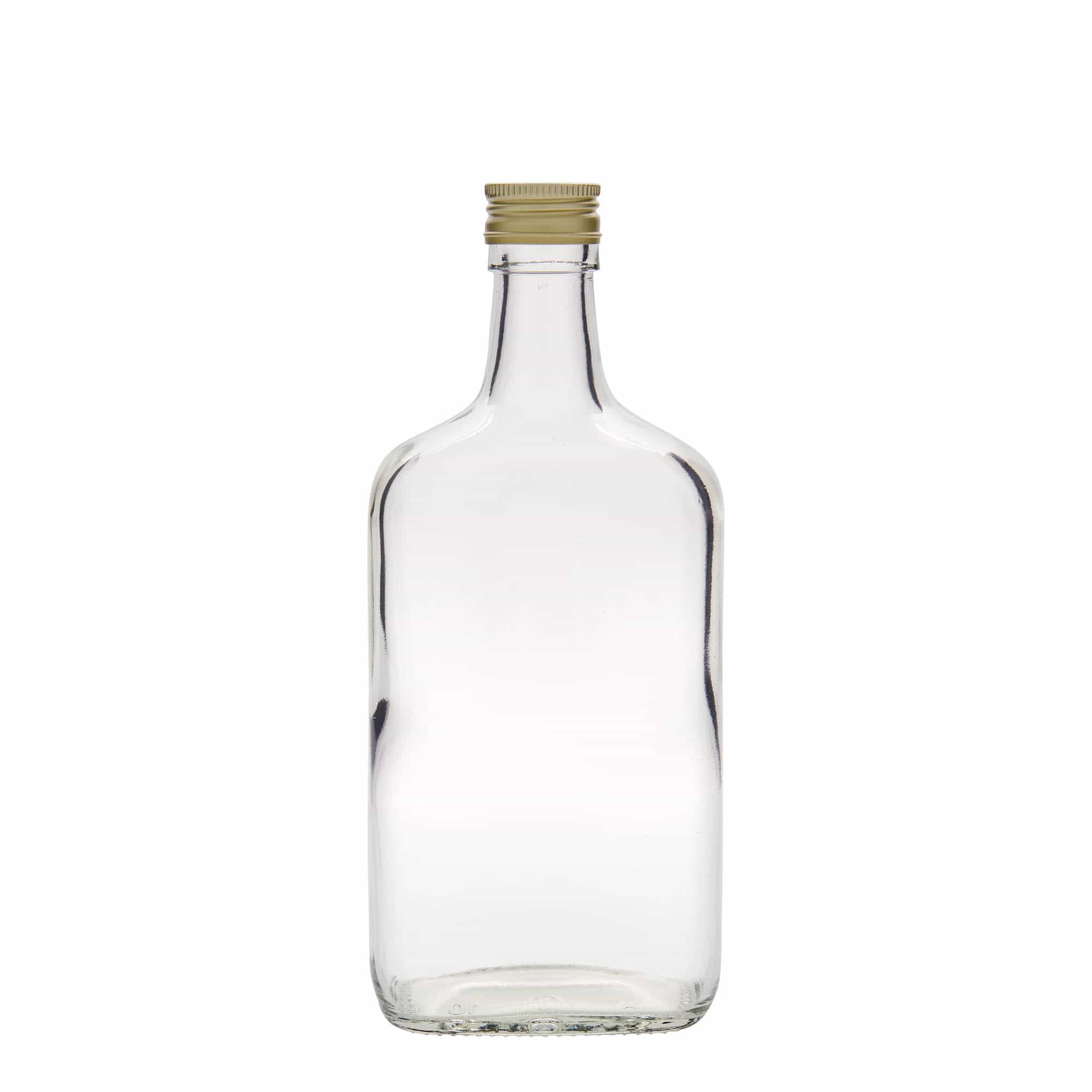 700 ml glassflaske "Amaretto", firkantet, åpning: PP 31,5