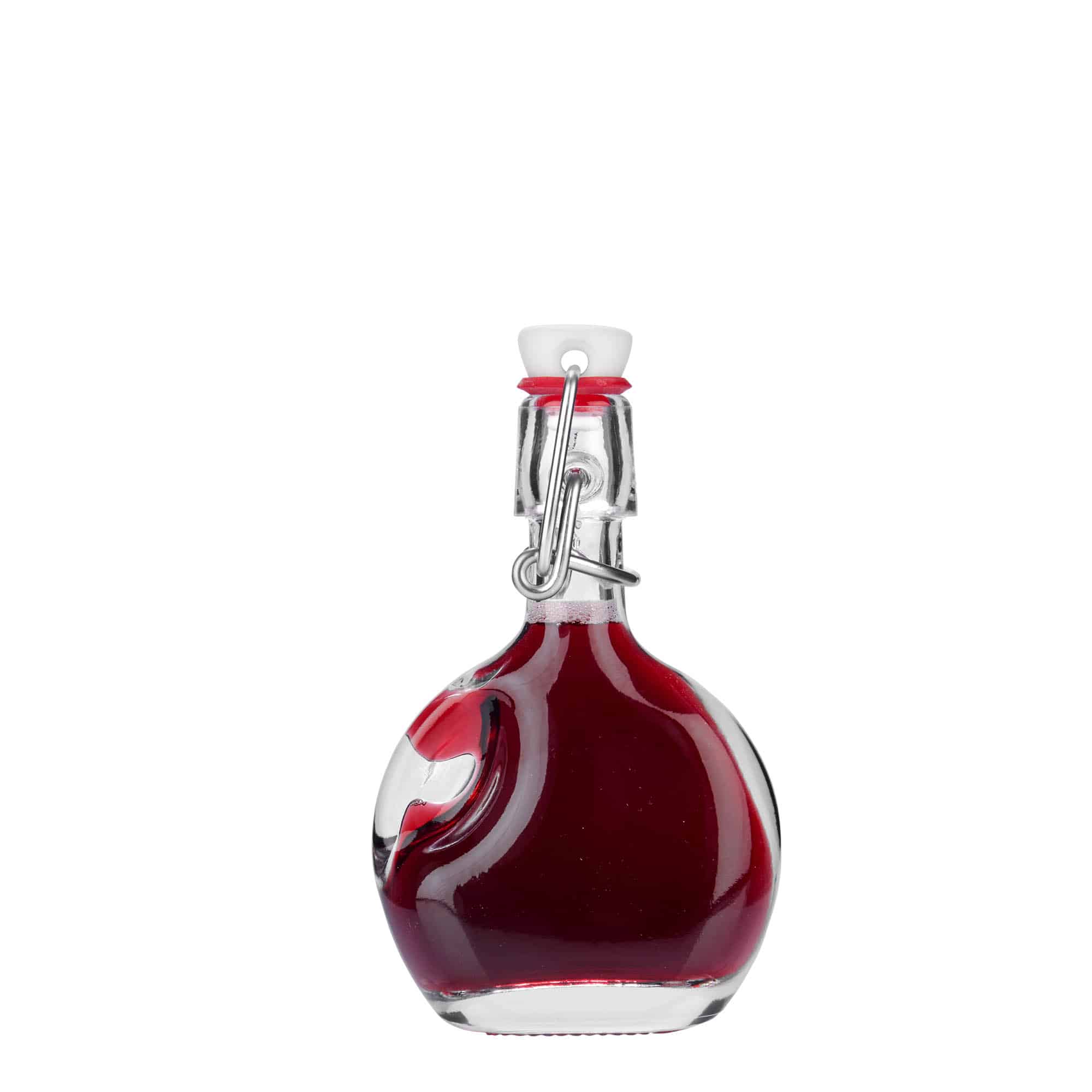 40 ml glassflaske "Lukas', oval, åpning: Bøylelokk