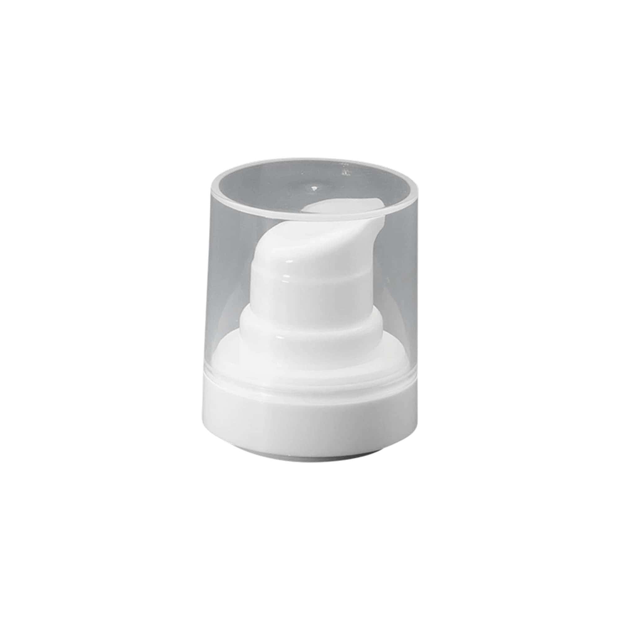 Airless dispenser pumpehode 'Micro', PP-plast, hvit