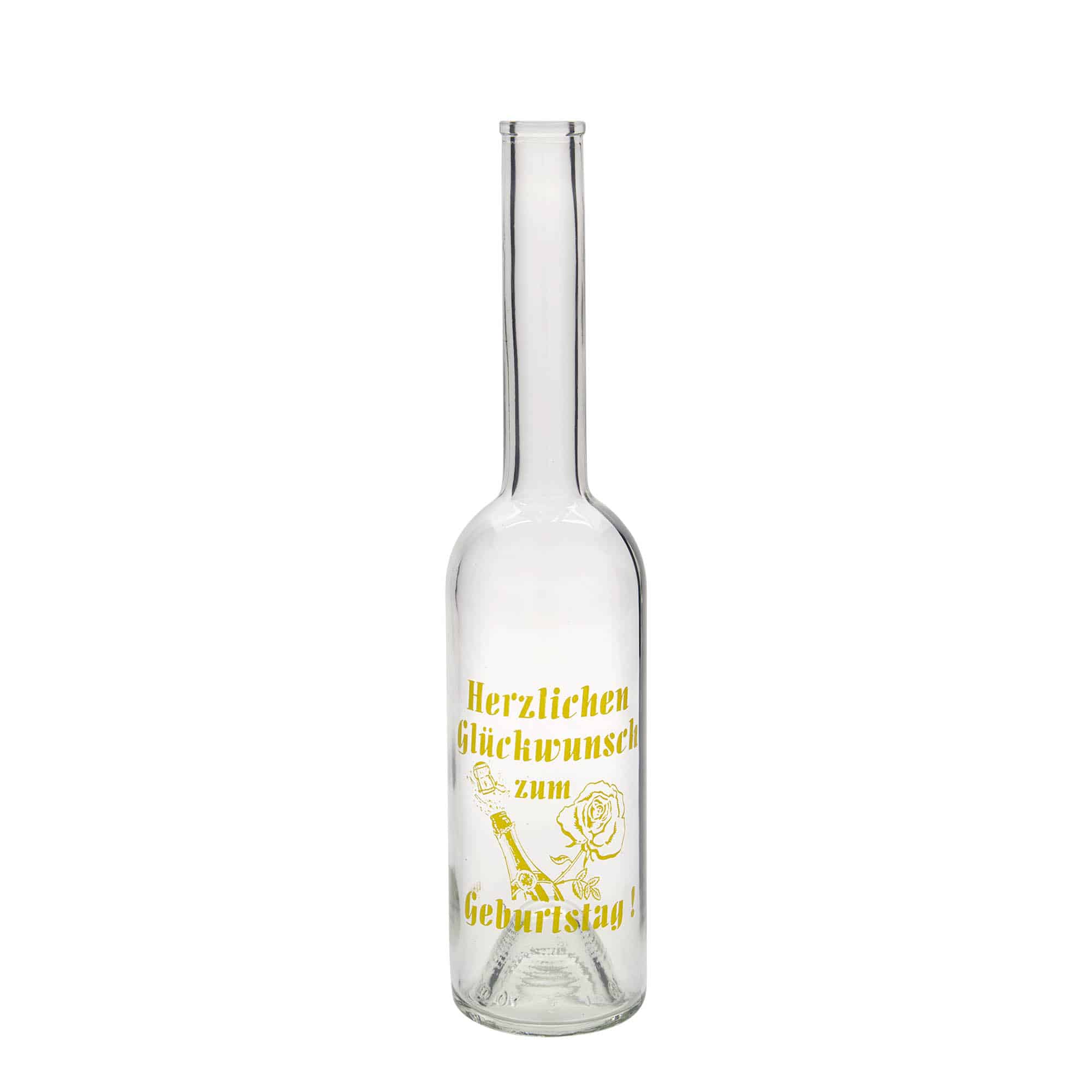 500 ml glassflaske "Opera", motiv: Apple, åpning: Kork 500 ml glassflaske "Opera", motiv: Apple, åpning: Kork