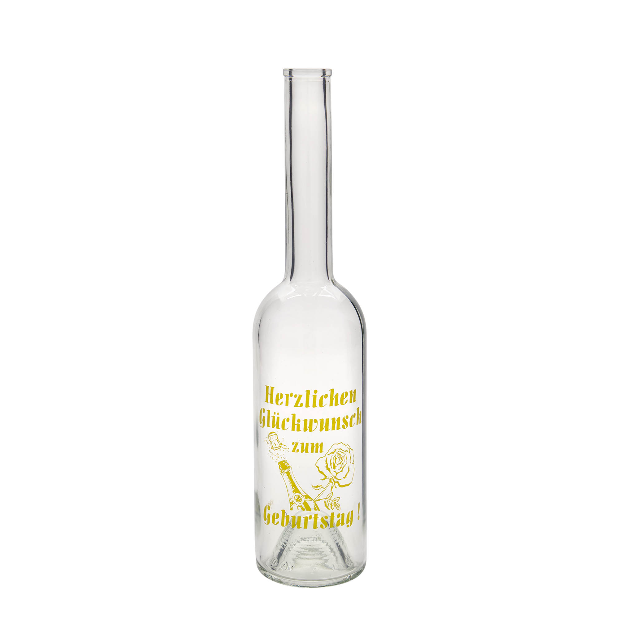 500 ml glassflaske 'Opera', motiv: eple, åpning: kork 500 ml glassflaske 'Opera', motiv: eple, åpning: kork