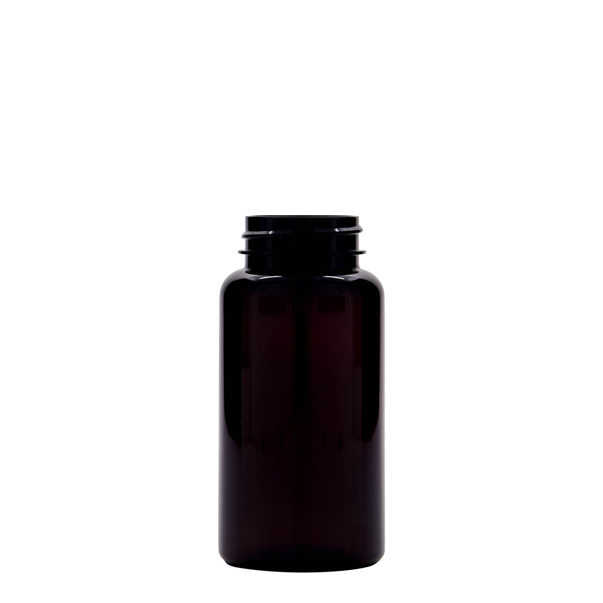 150 ml PET-beholder, plast, brun, åpning: 38/400 150 ml PET-beholder, plast, brun, åpning: 38/400
