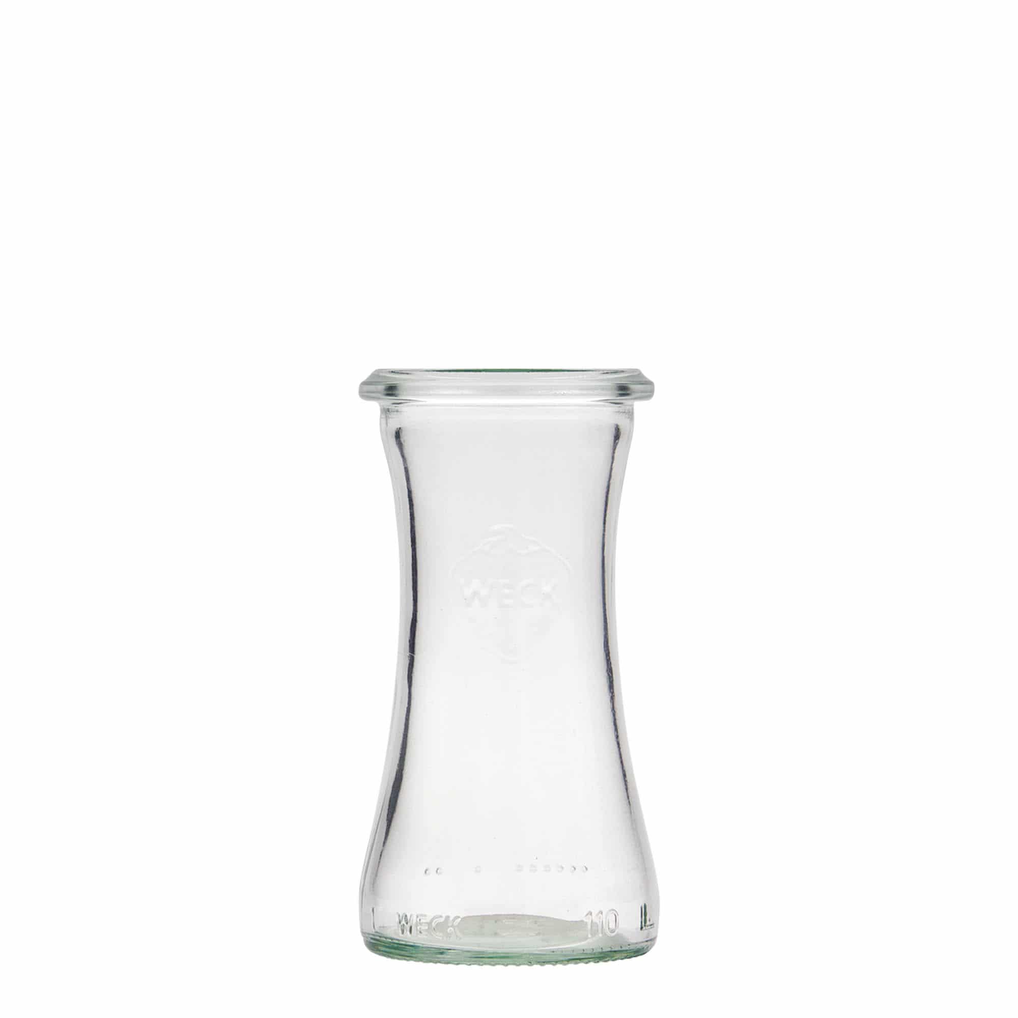 110 ml WECK-delikatesseglass, åpning: rund kant