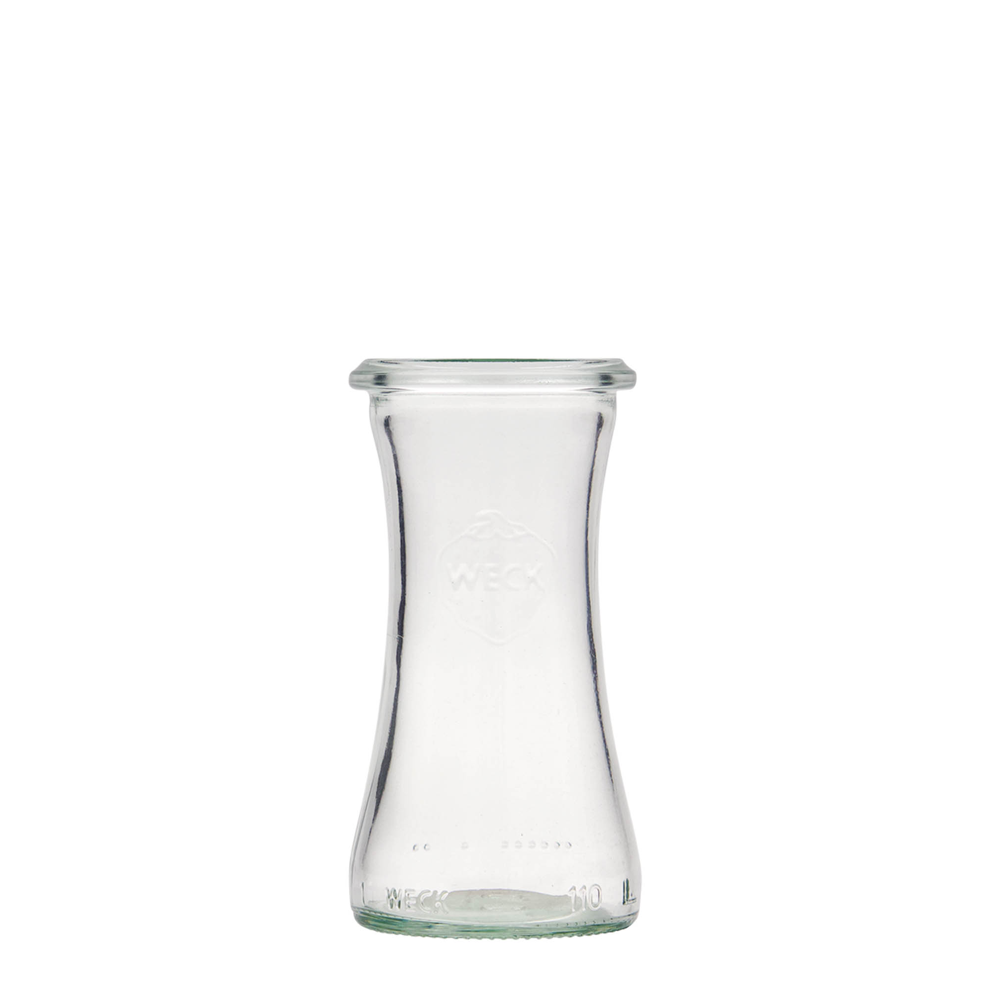 110 ml WECK delikatesseglass, åpning: rundkant