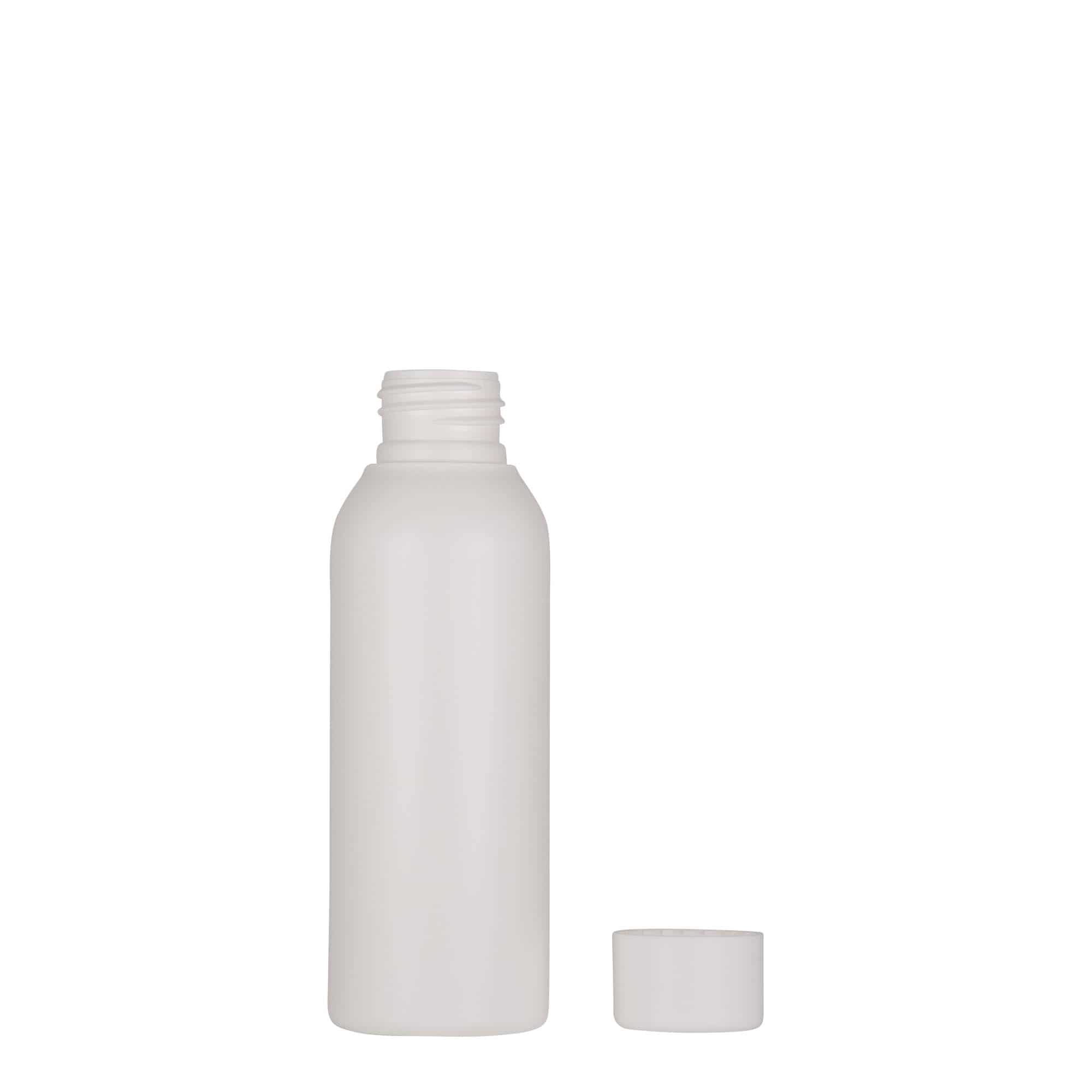 100 ml plastflaske "Tuffy", HDPE, hvit, åpning: 24/410