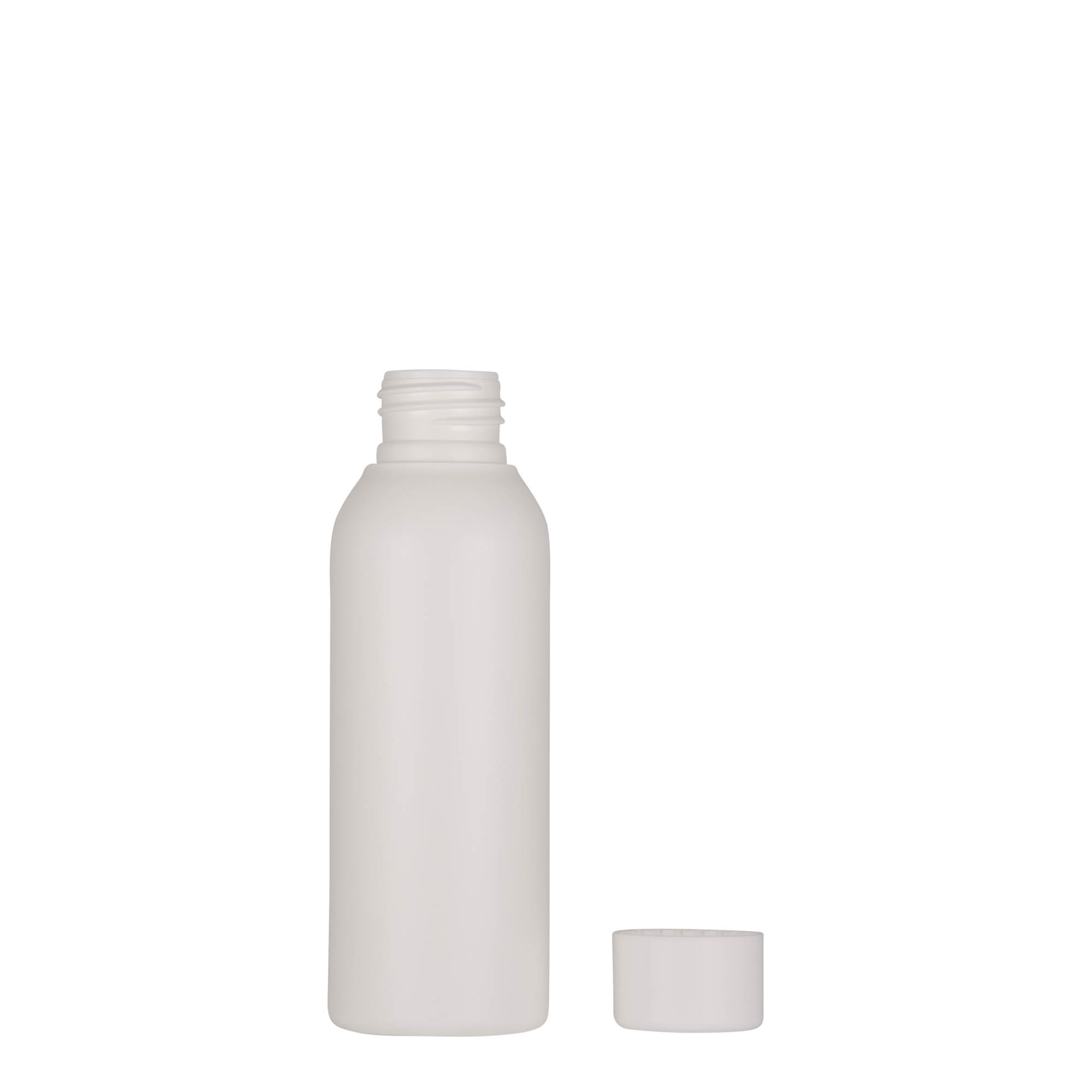 100 ml plastflaske 'Tuffy', HDPE, hvit, åpning: 24/410