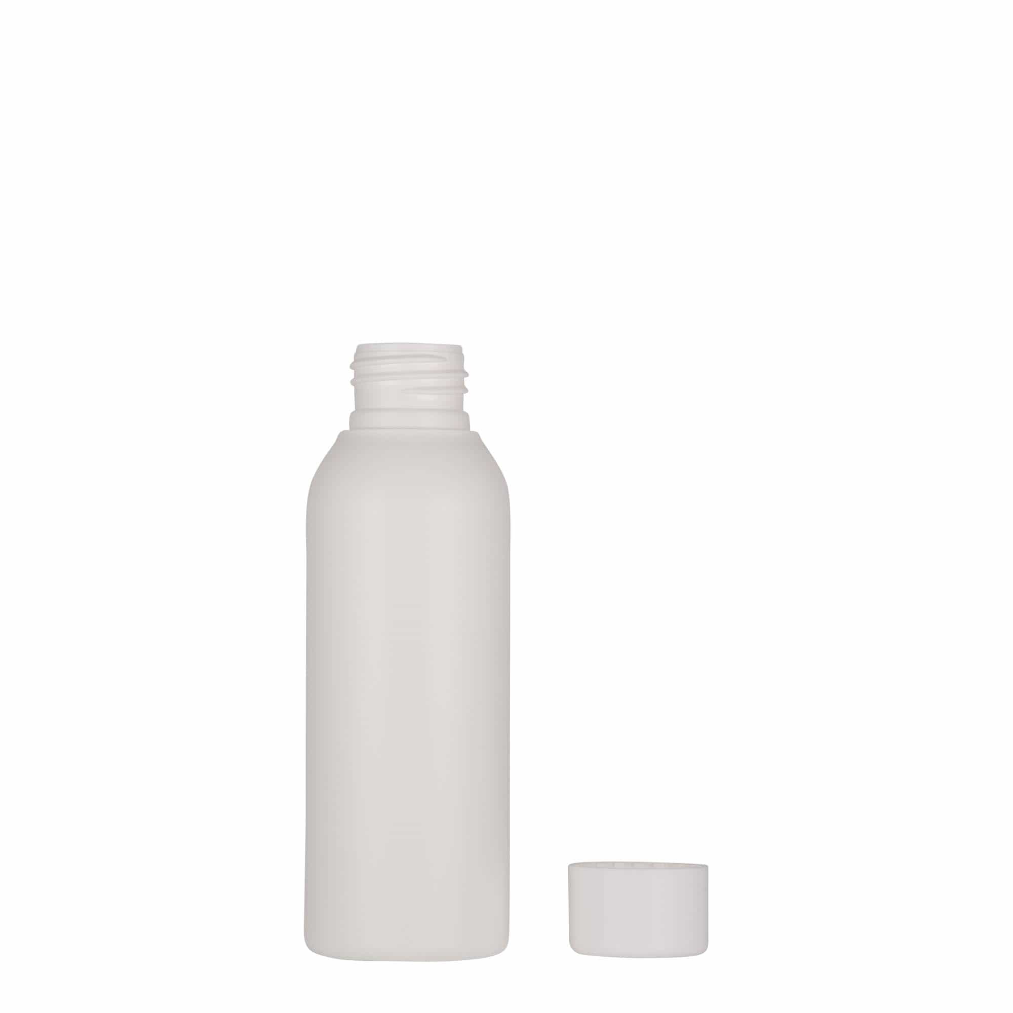 100 ml plastflaske 'Tuffy', HDPE, hvit, åpning: 24/410