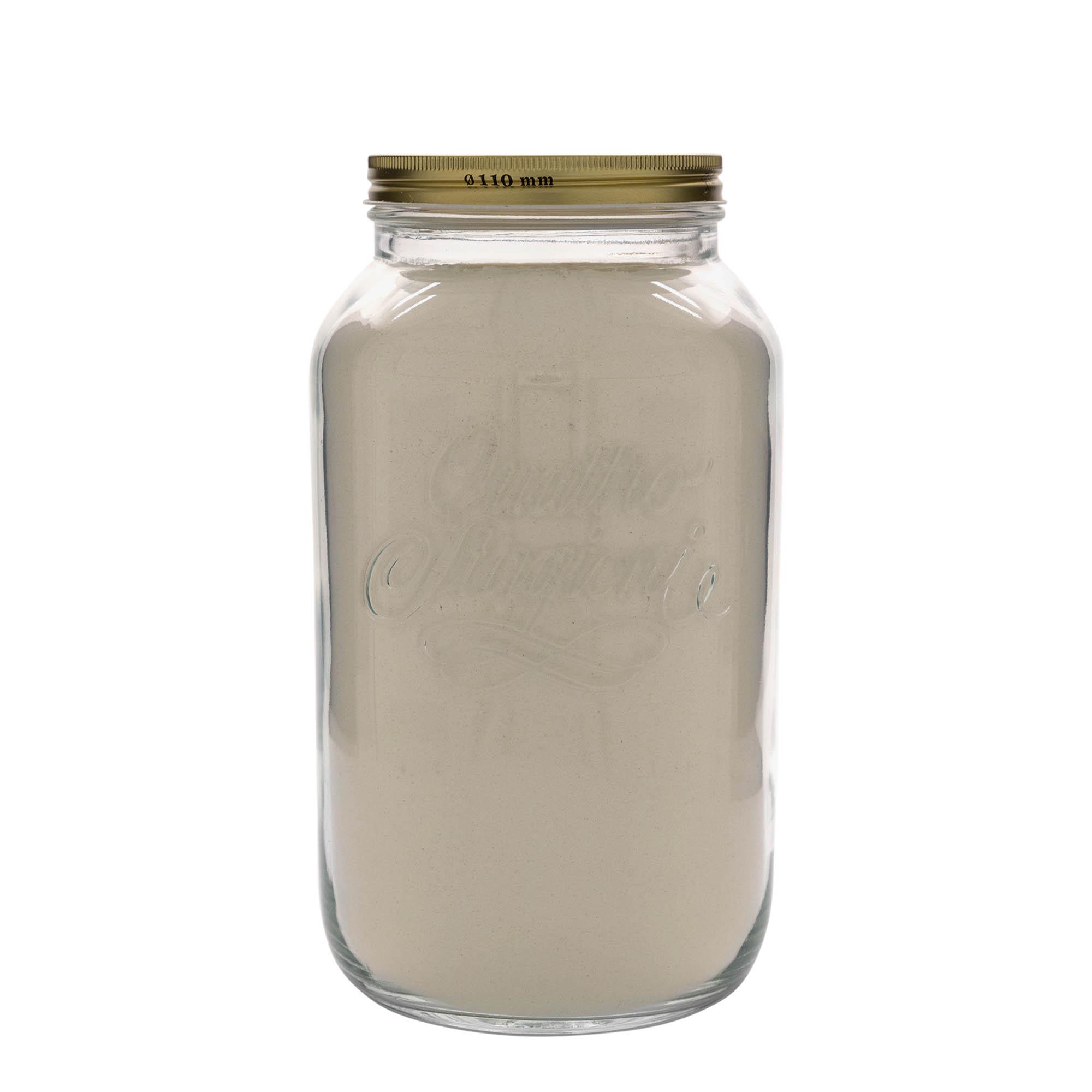 3.800 ml glass 'Quattro Stagioni', åpning: skrukork