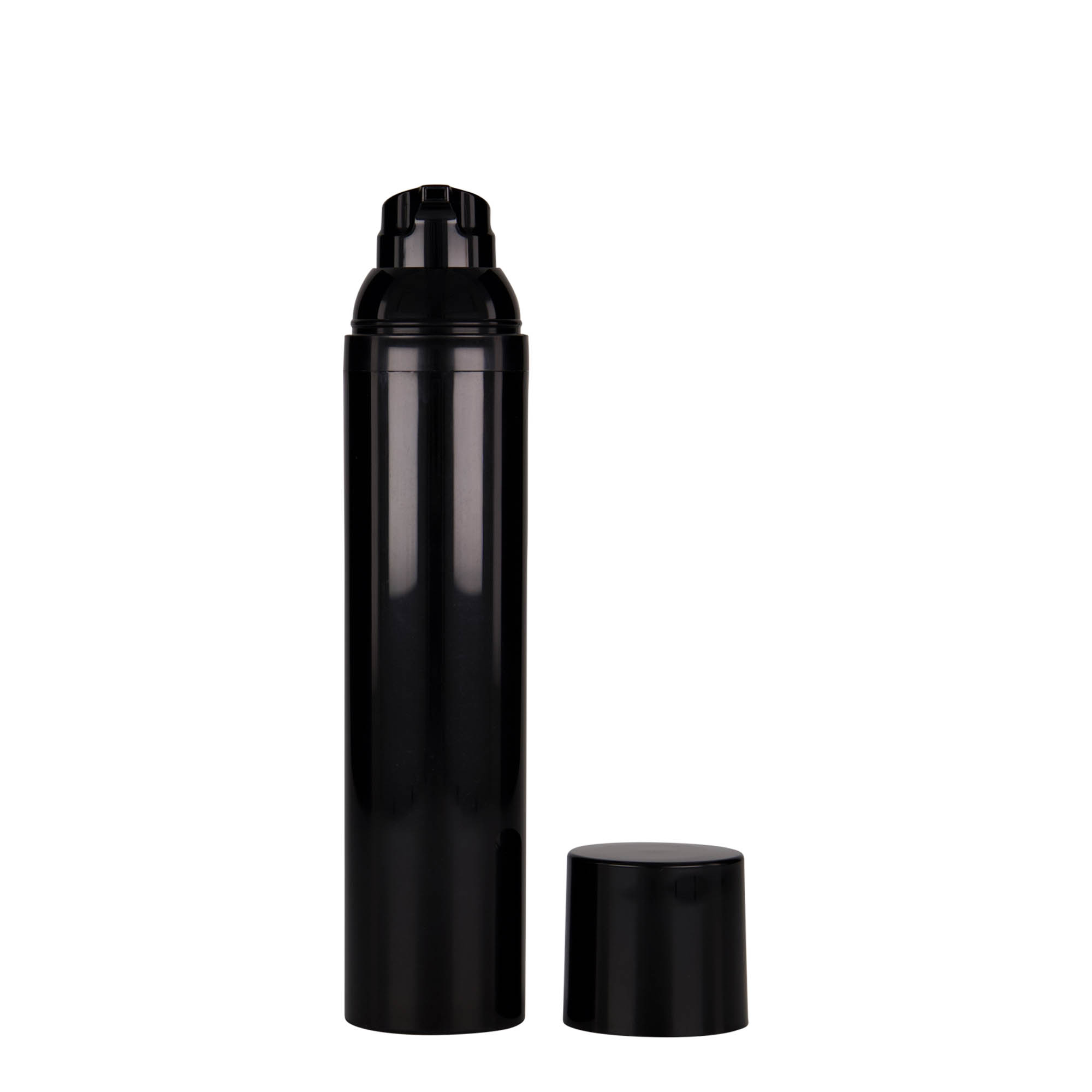 100 ml airless dispenser 'Mezzo', PP-plast, svart 100 ml airless dispenser 'Mezzo', PP-plast, svart