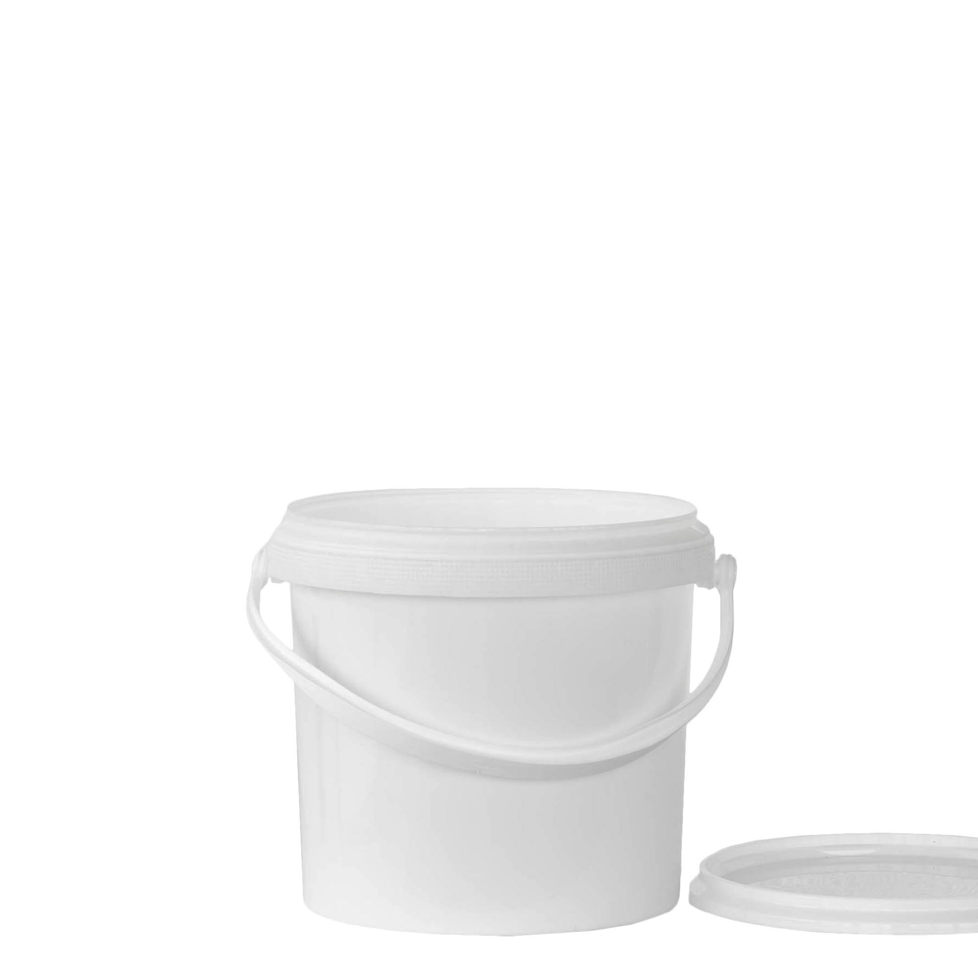 2,5 l bøtte, PP-plast, hvit