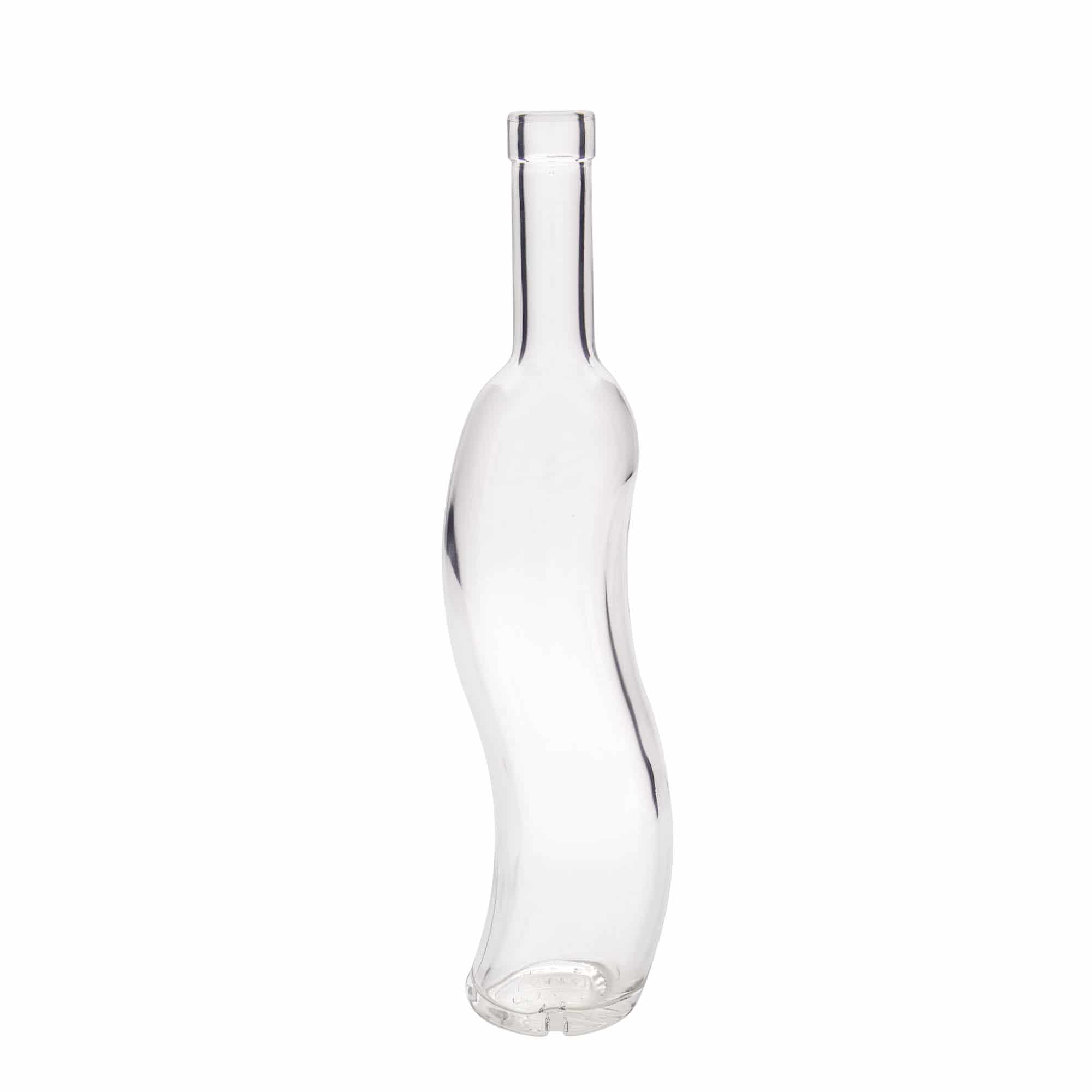 500 ml glassflaske "La-Ola", halvrund, åpning: Kork
