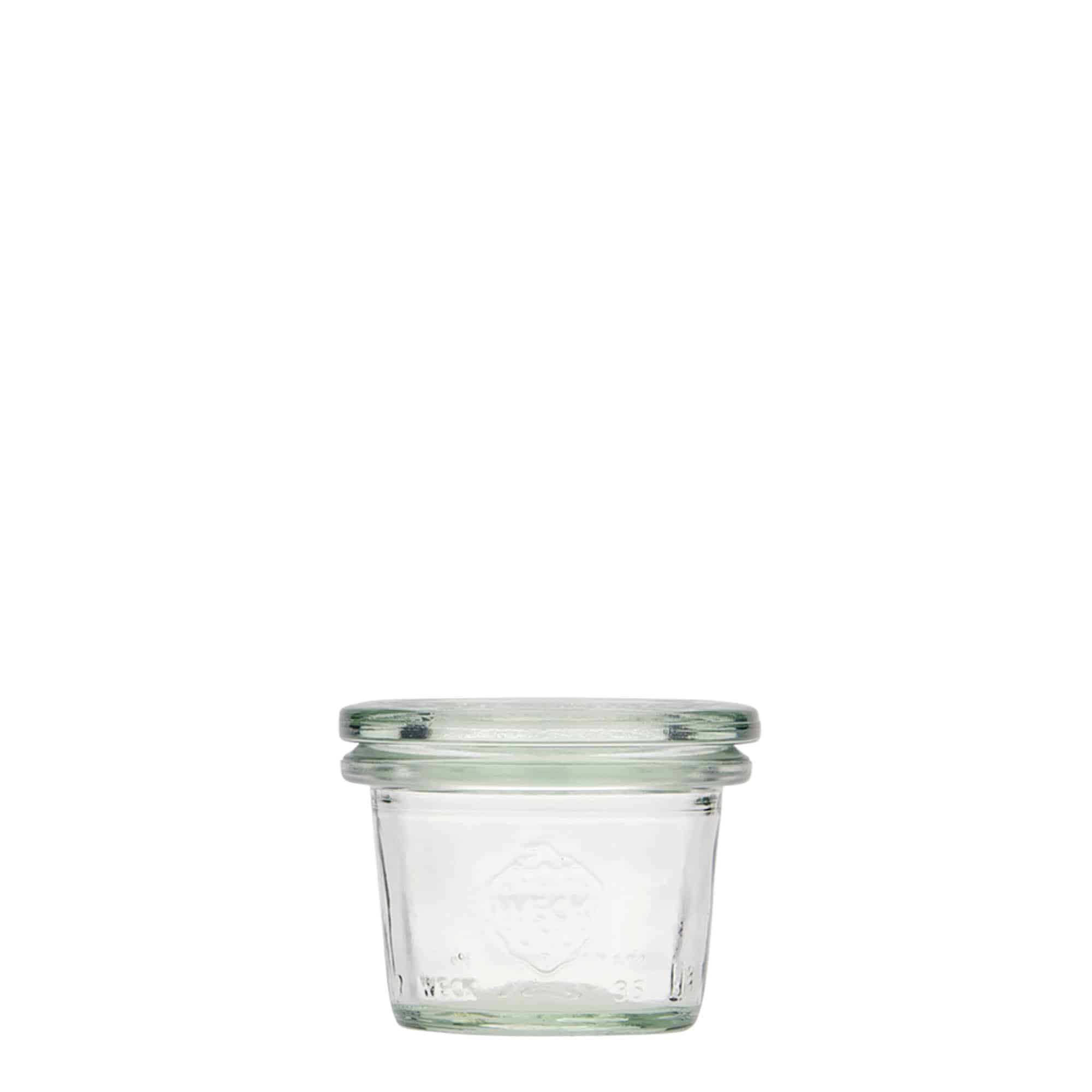 35 ml WECK-glasskrukke, åpning: rund kant