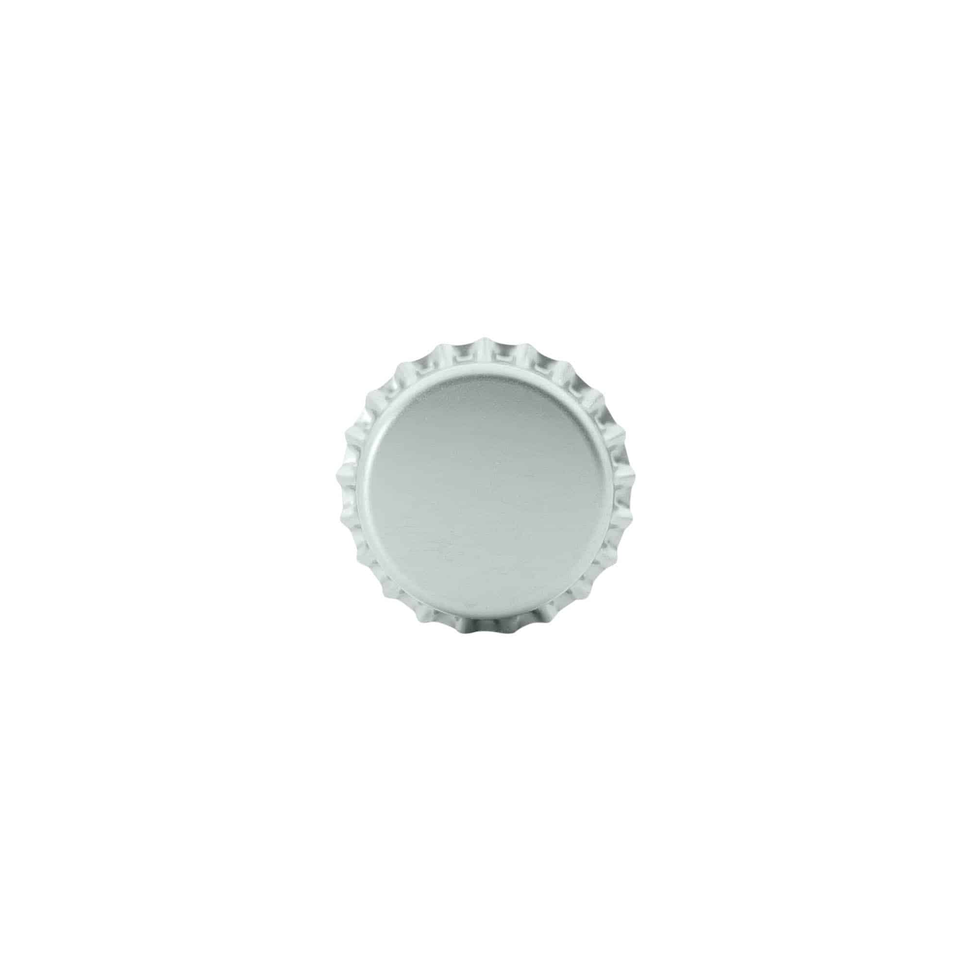 Kronlokk 26 mm, metall, sølv
