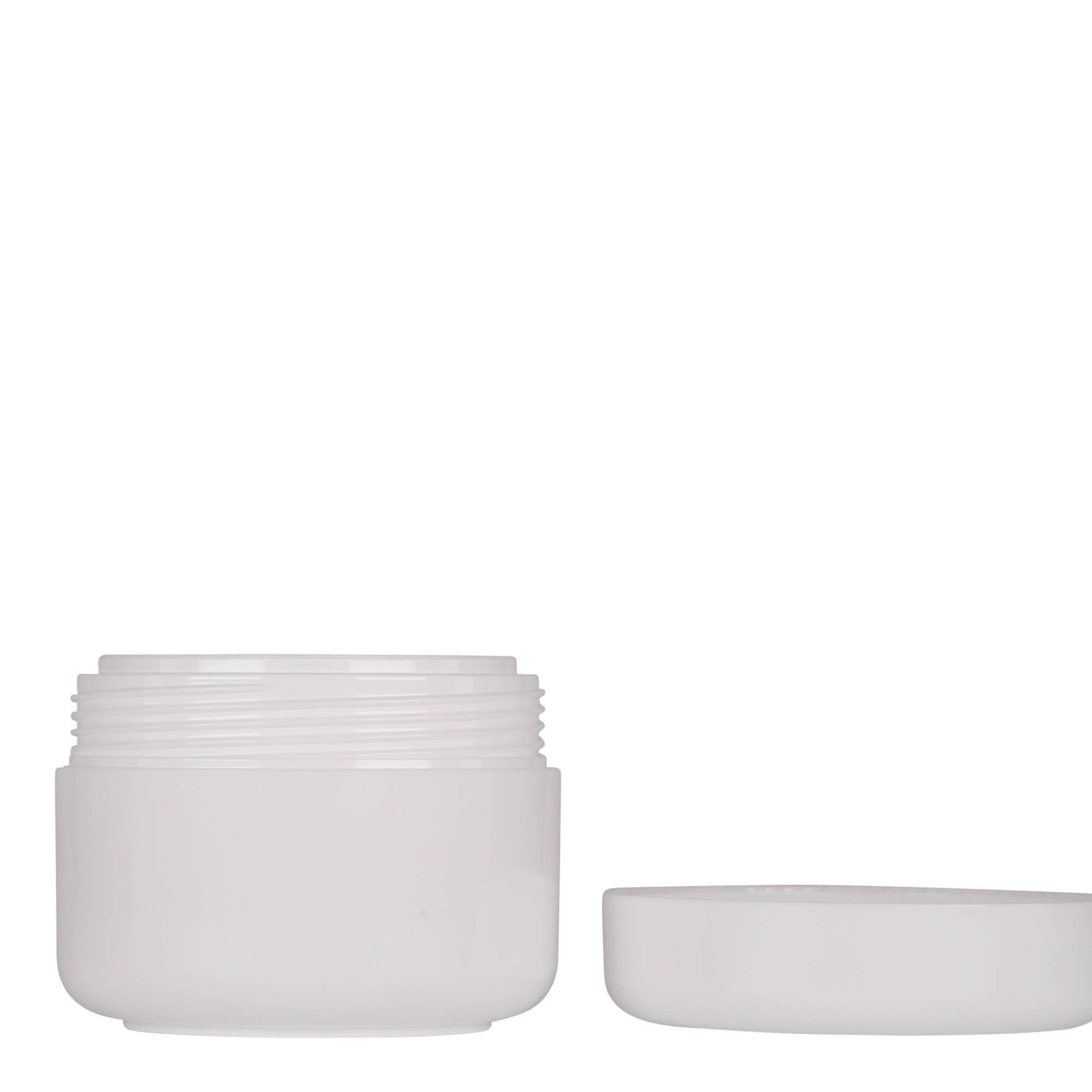 100 ml plastboks 'Bianca', PP, hvit, åpning: skrukork 100 ml plastboks 'Bianca', PP, hvit, åpning: skrukork