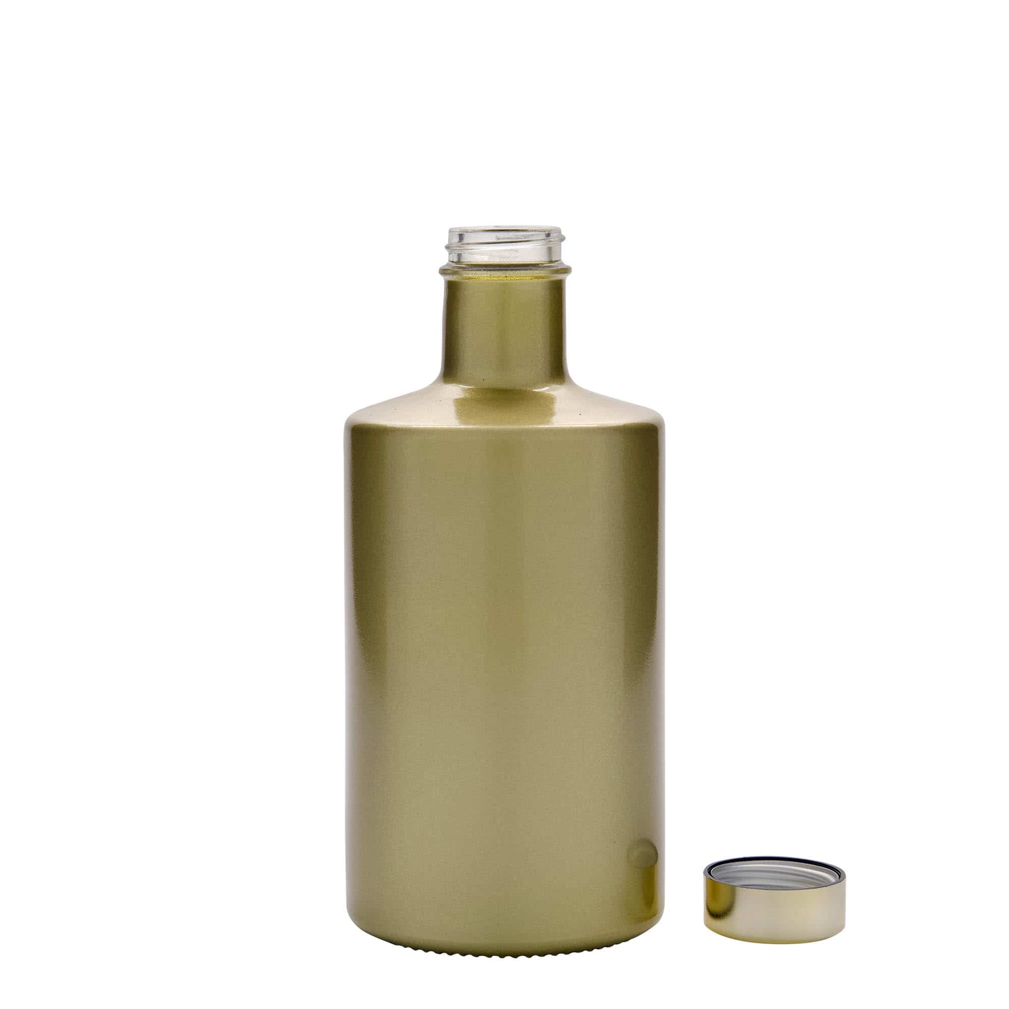 500 ml glassflaske "Caroline", gull, åpning: GPI 33