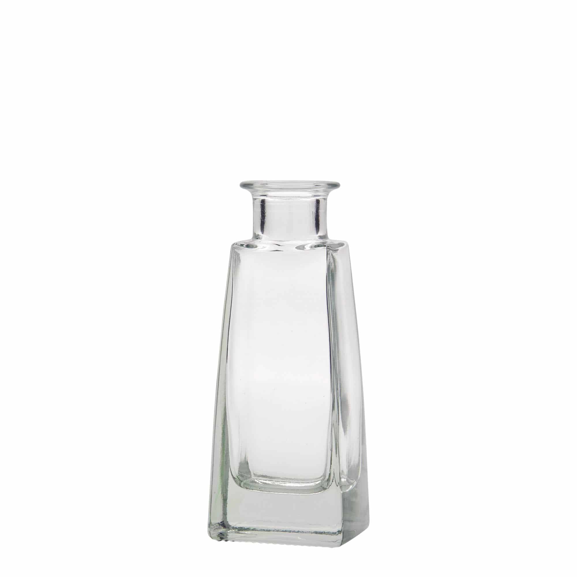 100 ml glassflaske "Timmy", firkantet, åpning: Kork