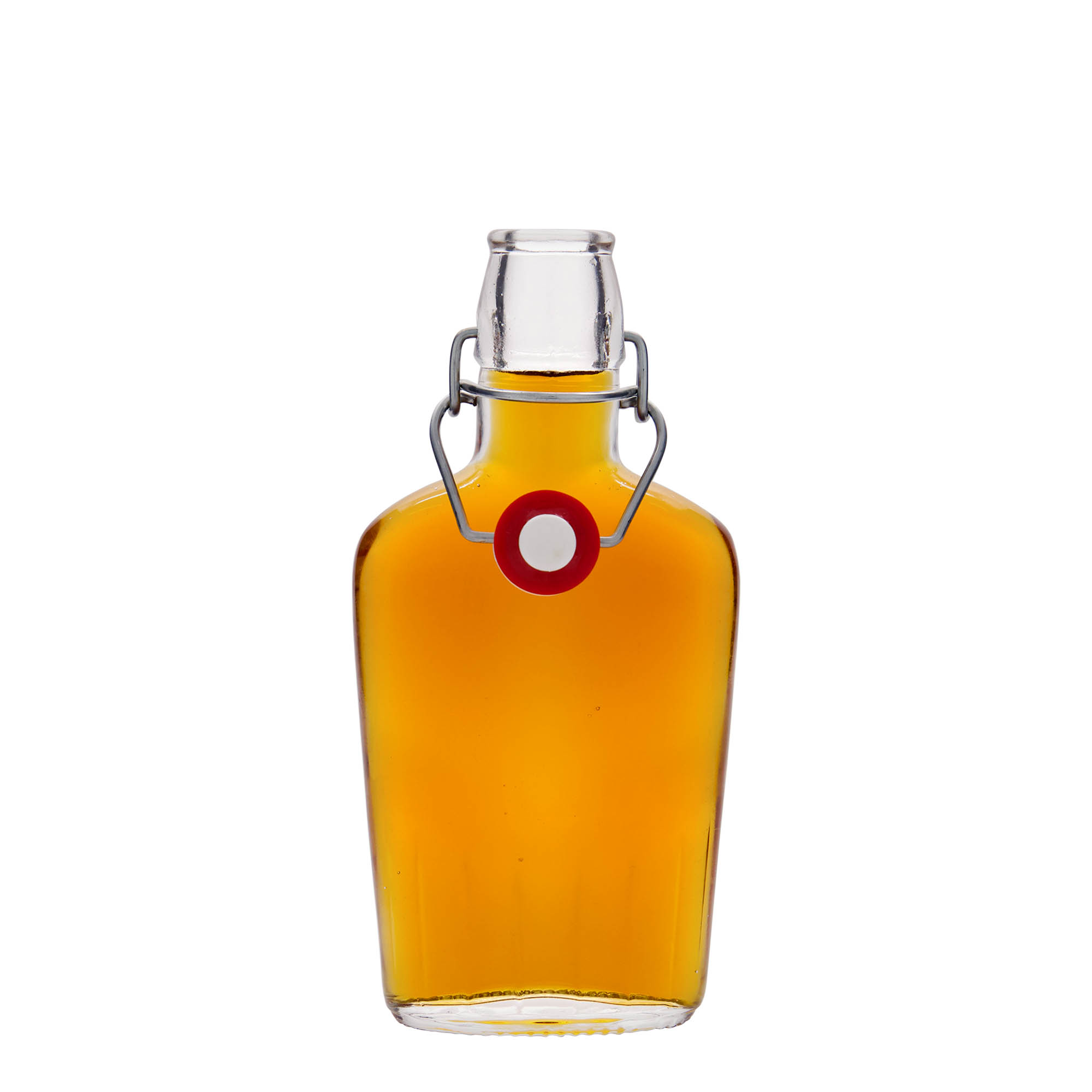 250 ml glassflaske 'Fiaschetta', oval, åpning: klemmeåpning 250 ml glassflaske 'Fiaschetta', oval, åpning: klemmeåpning