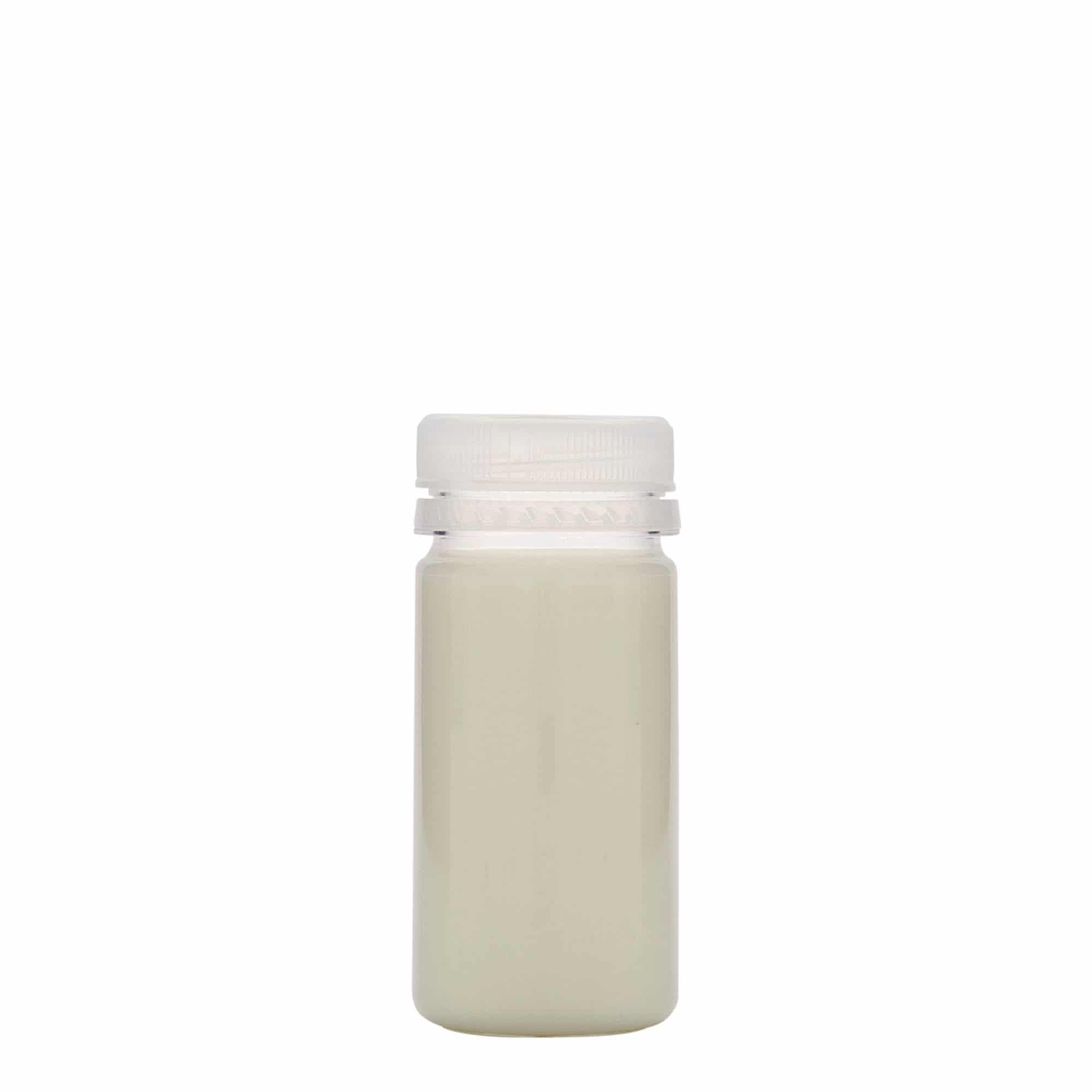 100 ml PET-flaske "Everytime", plast, åpning: 38 mm