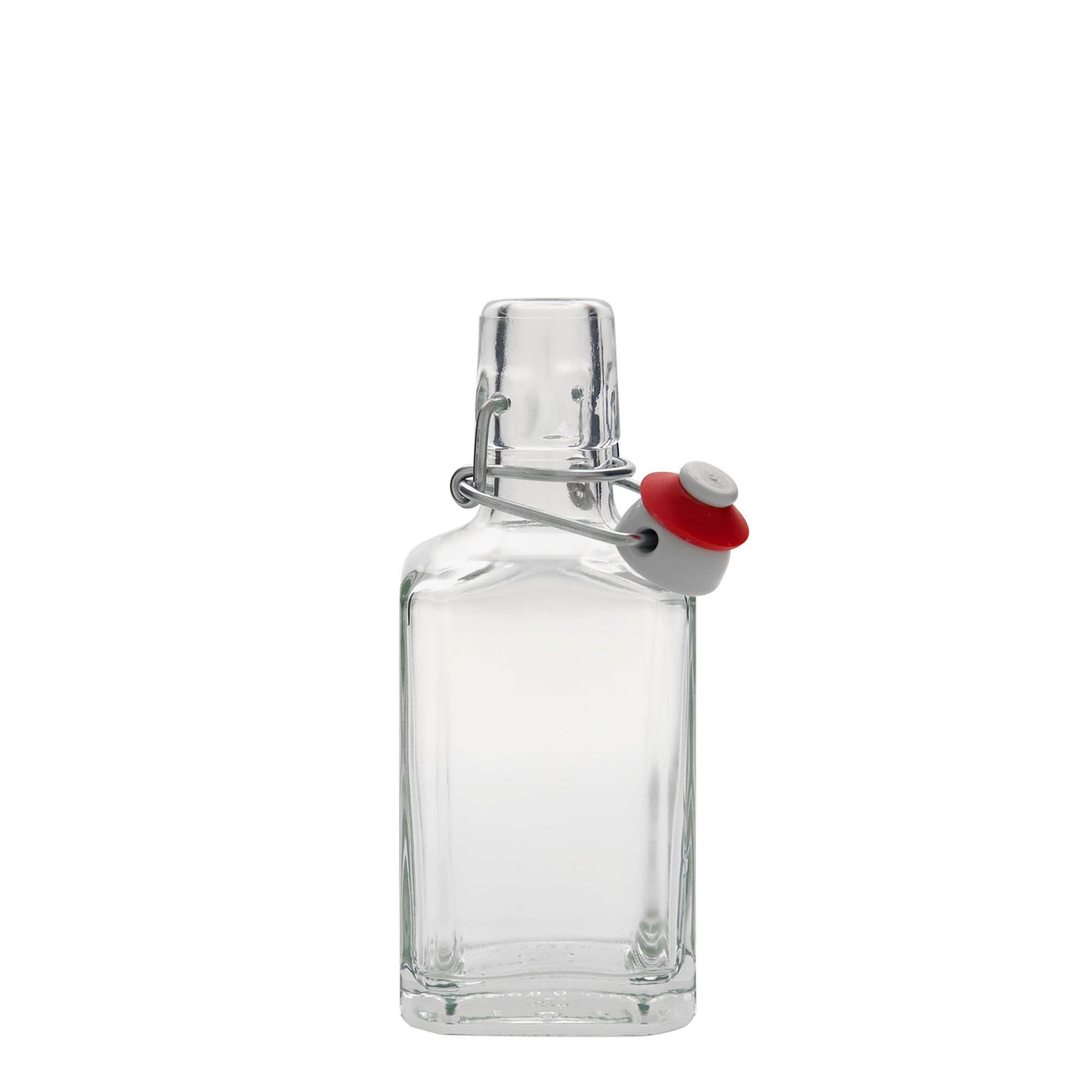 250 ml glassflaske 'Rialto', firkantet, åpning: patentkork 250 ml glassflaske 'Rialto', firkantet, åpning: patentkork