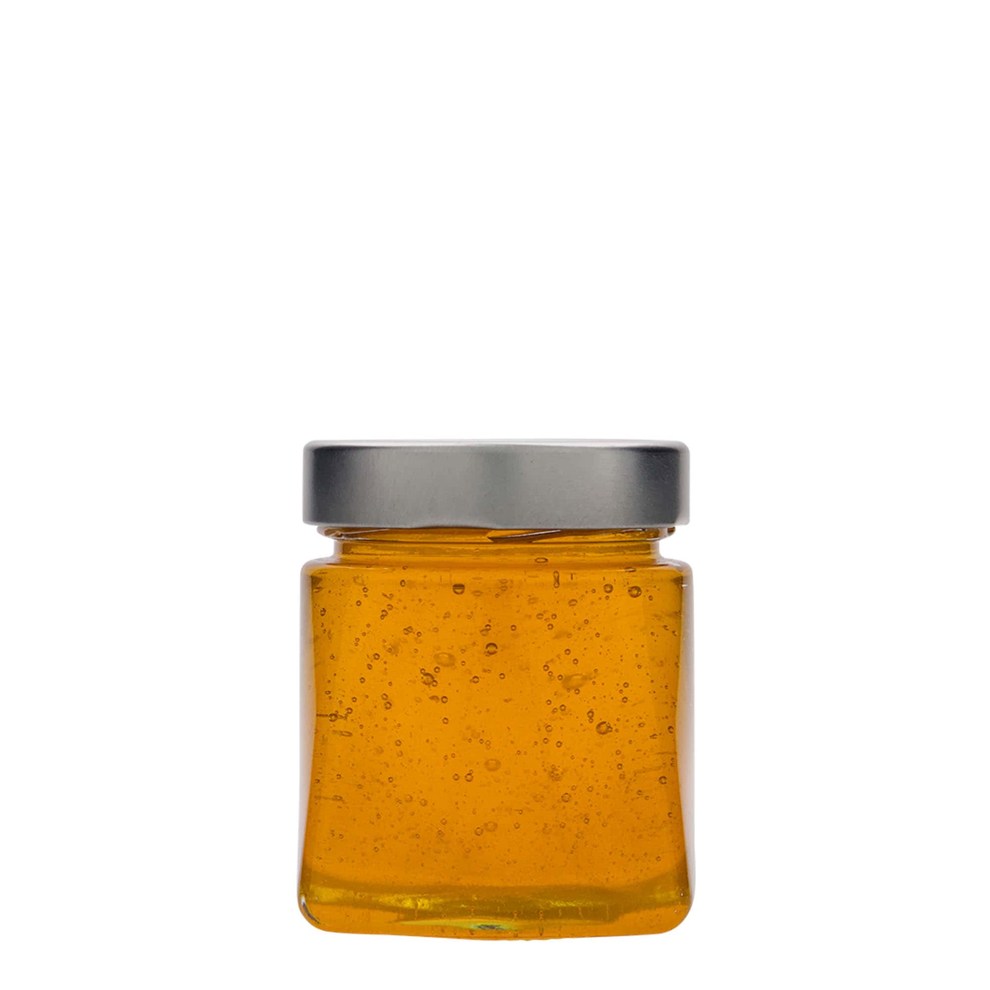 212 ml firkantet glass 'Luxor', åpning: Deept-Twist-Off (DTO 63)