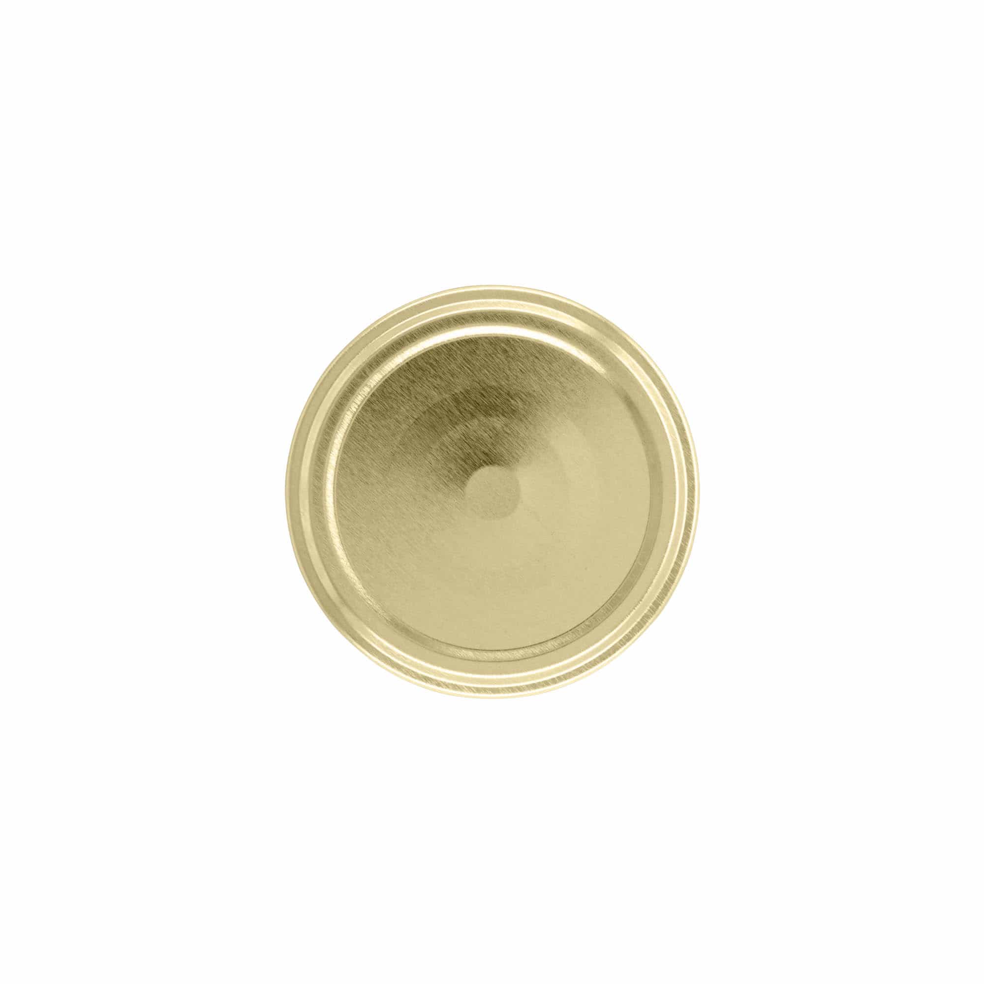 Twist-off-lokk, blikkplate, gull, for åpning: TO 63