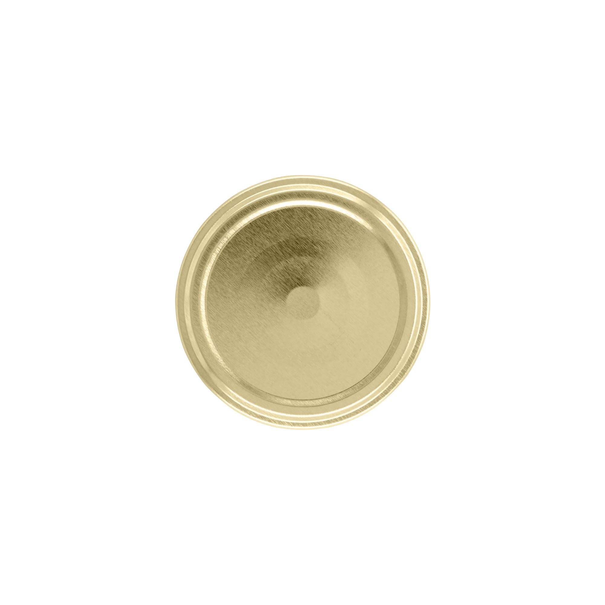 Twist-off-lokk, blikkplate, gull, for åpning: TO 63