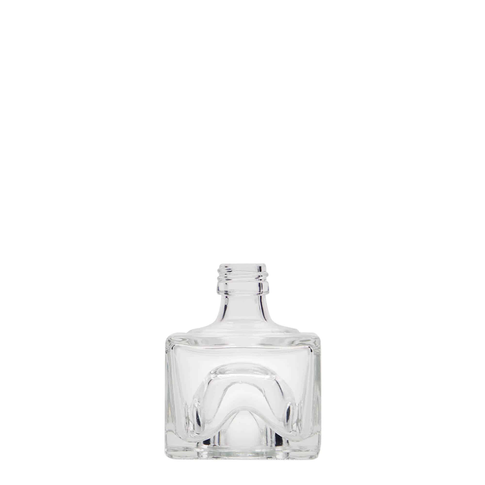 40 ml glassflaske "Cocolores", kvadratisk, åpning: PP 18 40 ml glassflaske "Cocolores", kvadratisk, åpning: PP 18