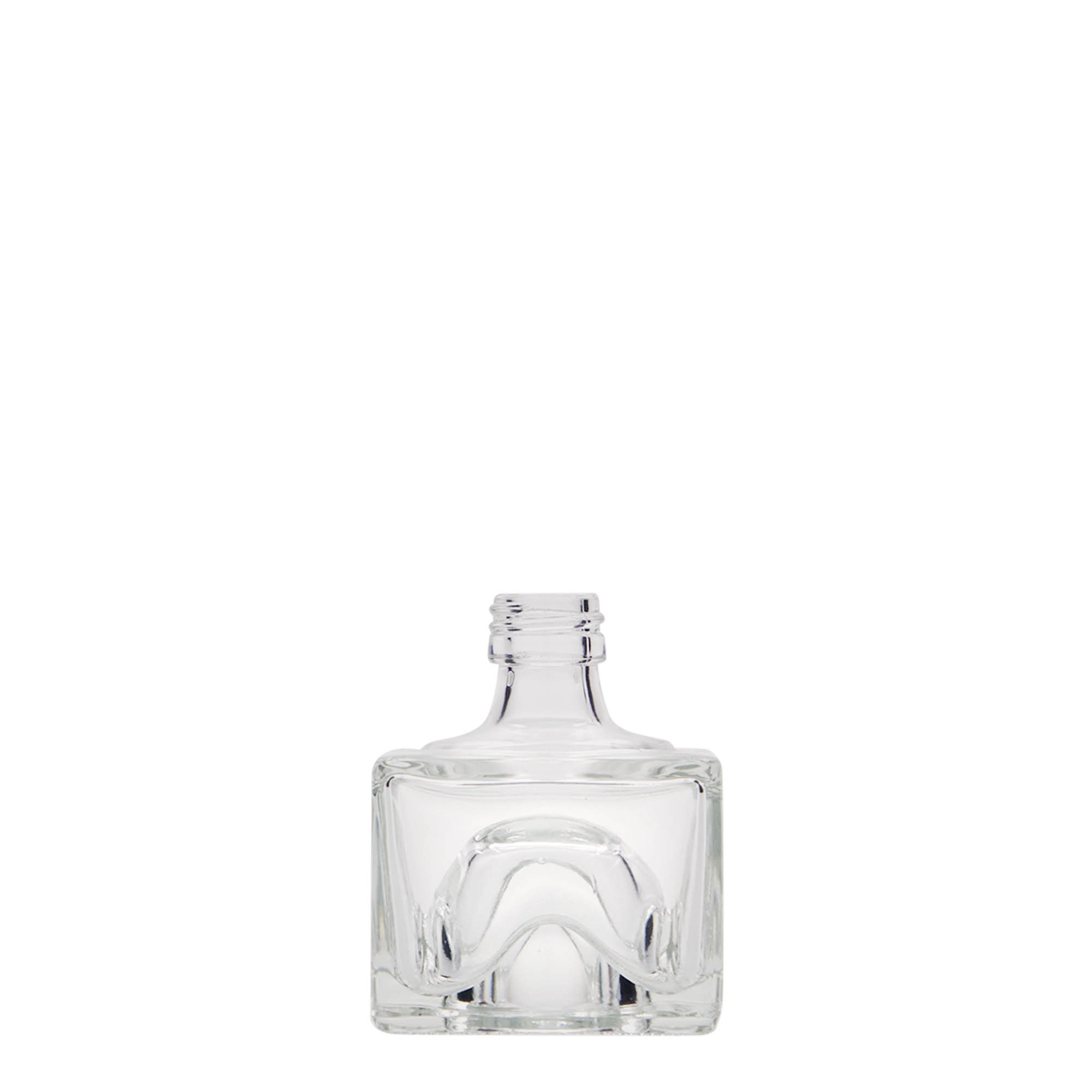 40 ml glassflaske 'Cocolores', firkantet, åpning: PP 18 40 ml glassflaske 'Cocolores', firkantet, åpning: PP 18