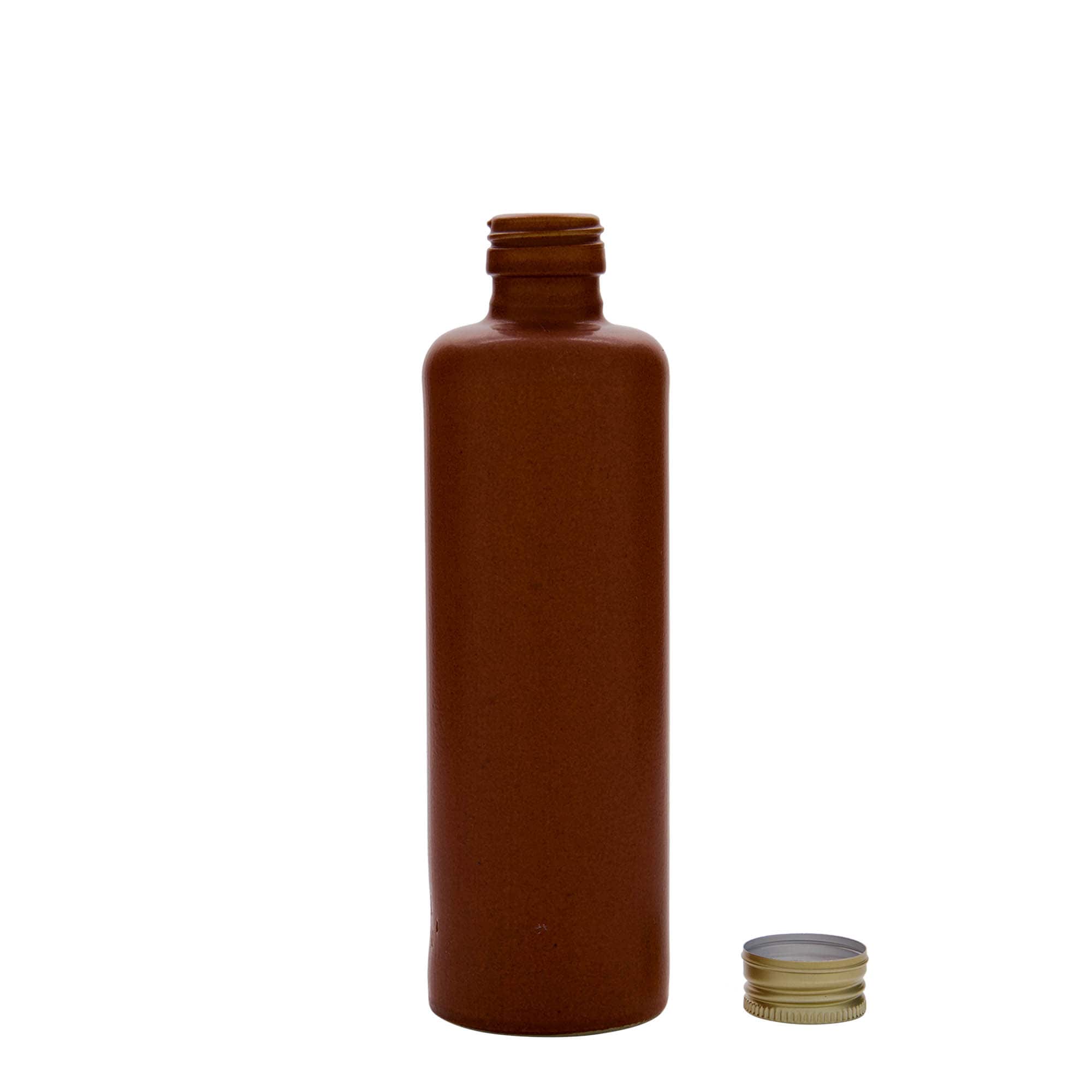 350 ml tonkrukke, steingods, rødbrun, åpning: PP 31,5