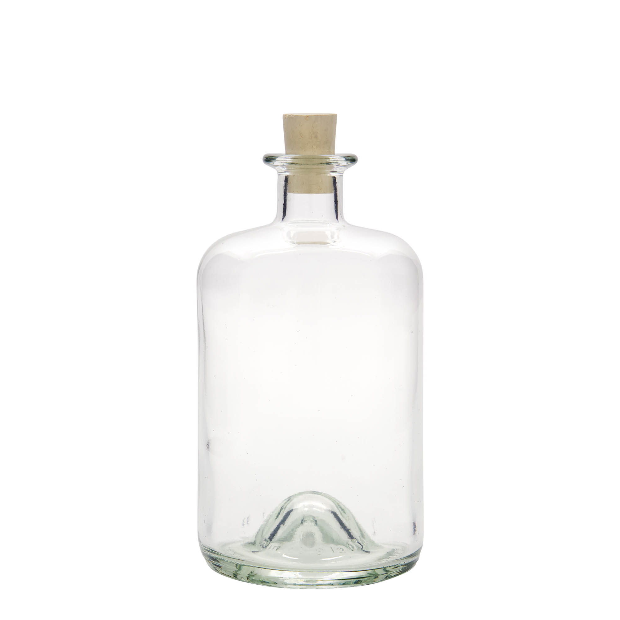 700 ml glassflaske apoteker, åpning: kork