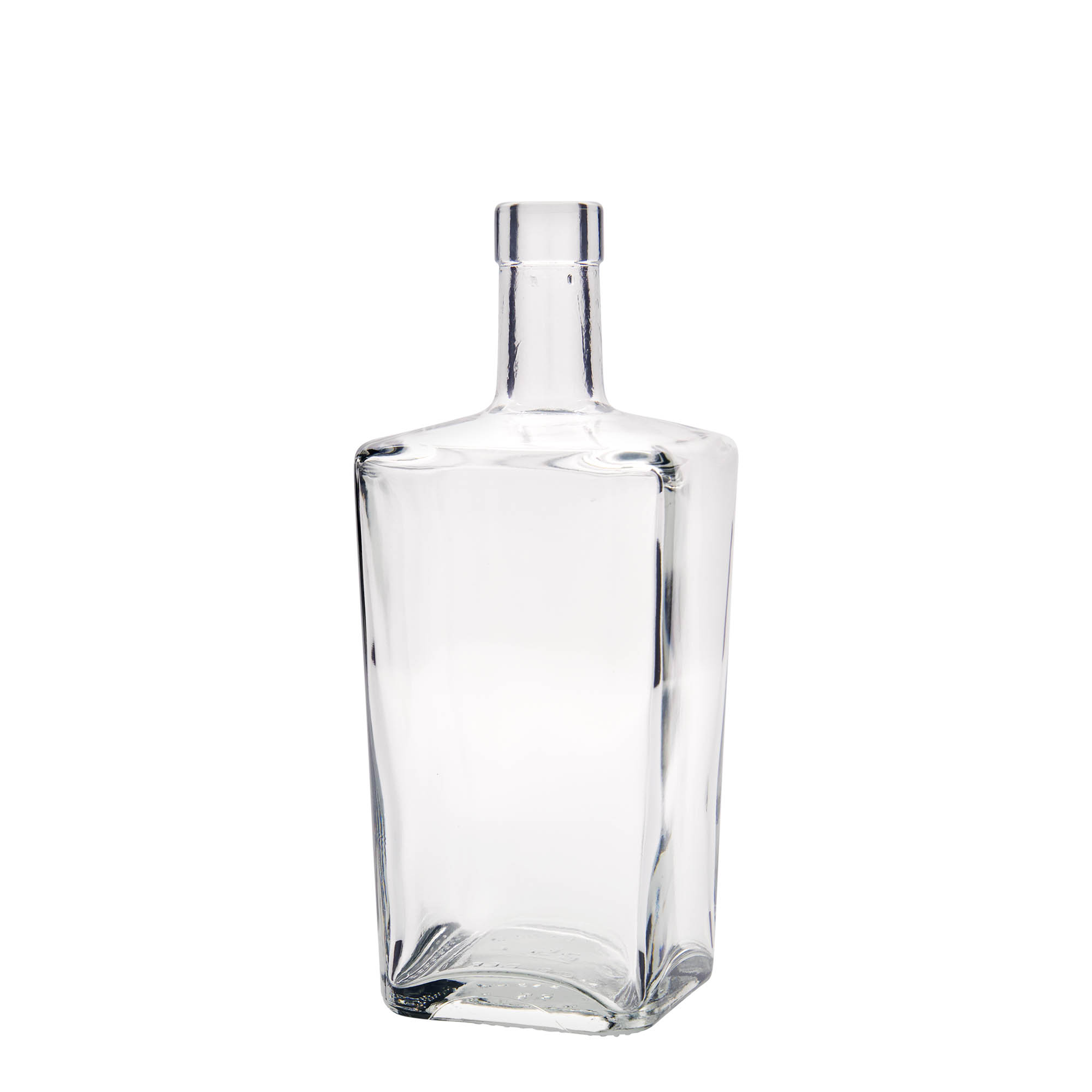 700 ml glassflaske 'Noel', firkantet, åpning: kork