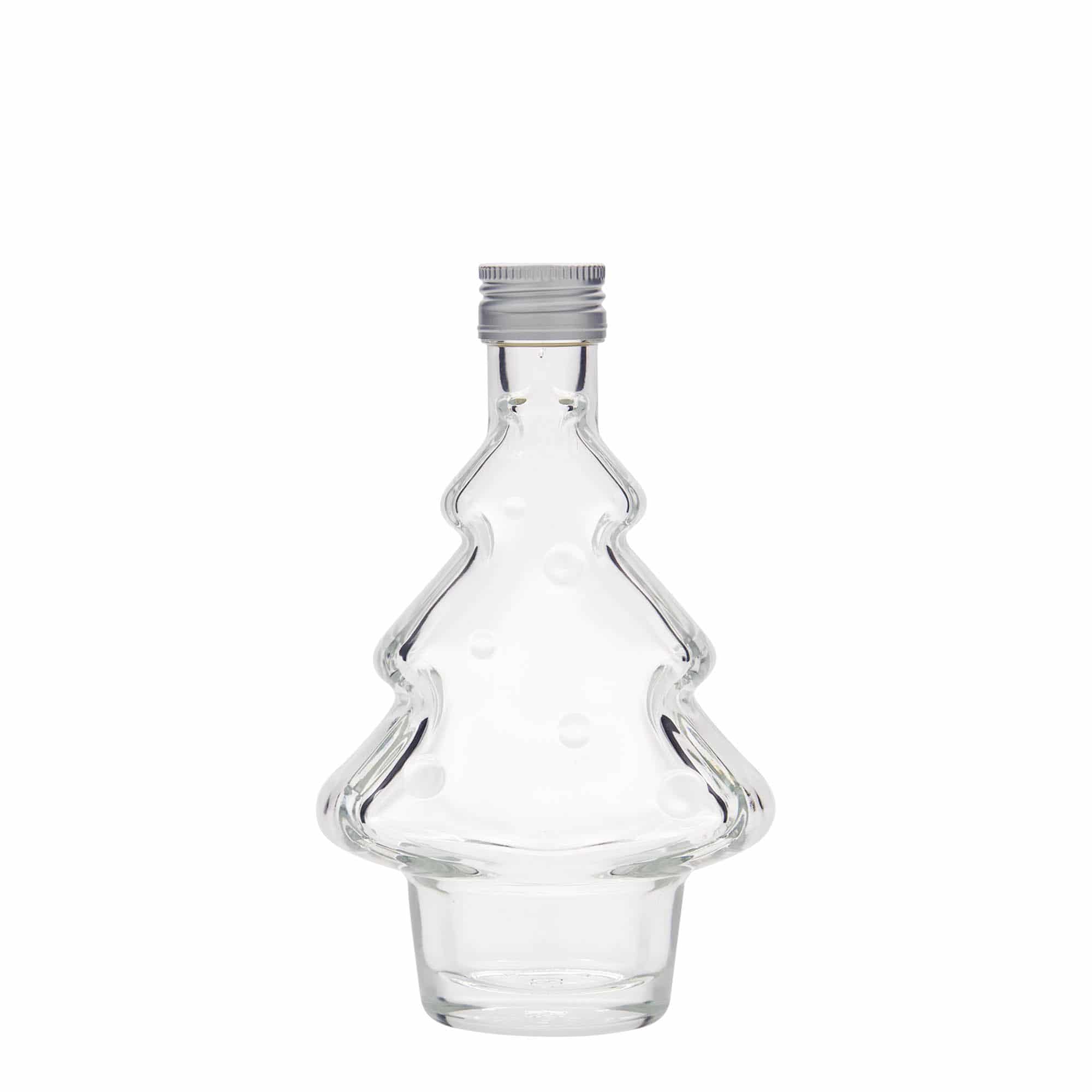 200 ml glassflaske "Juletre", åpning: PP 28