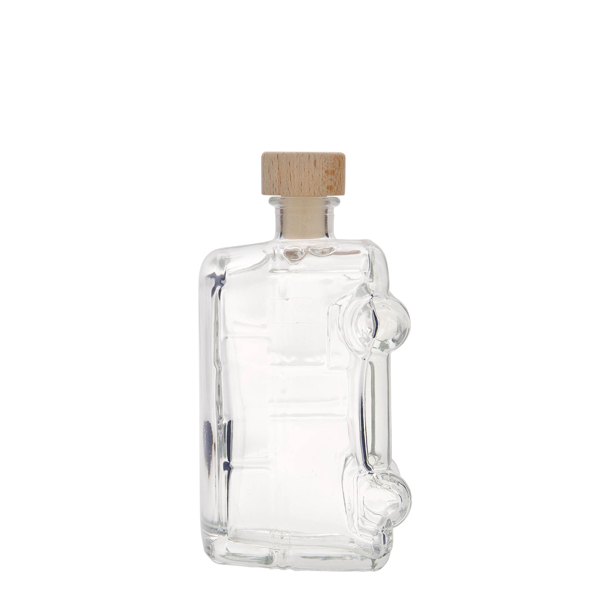 200 ml glassflaske 'Bulli', åpning: kork