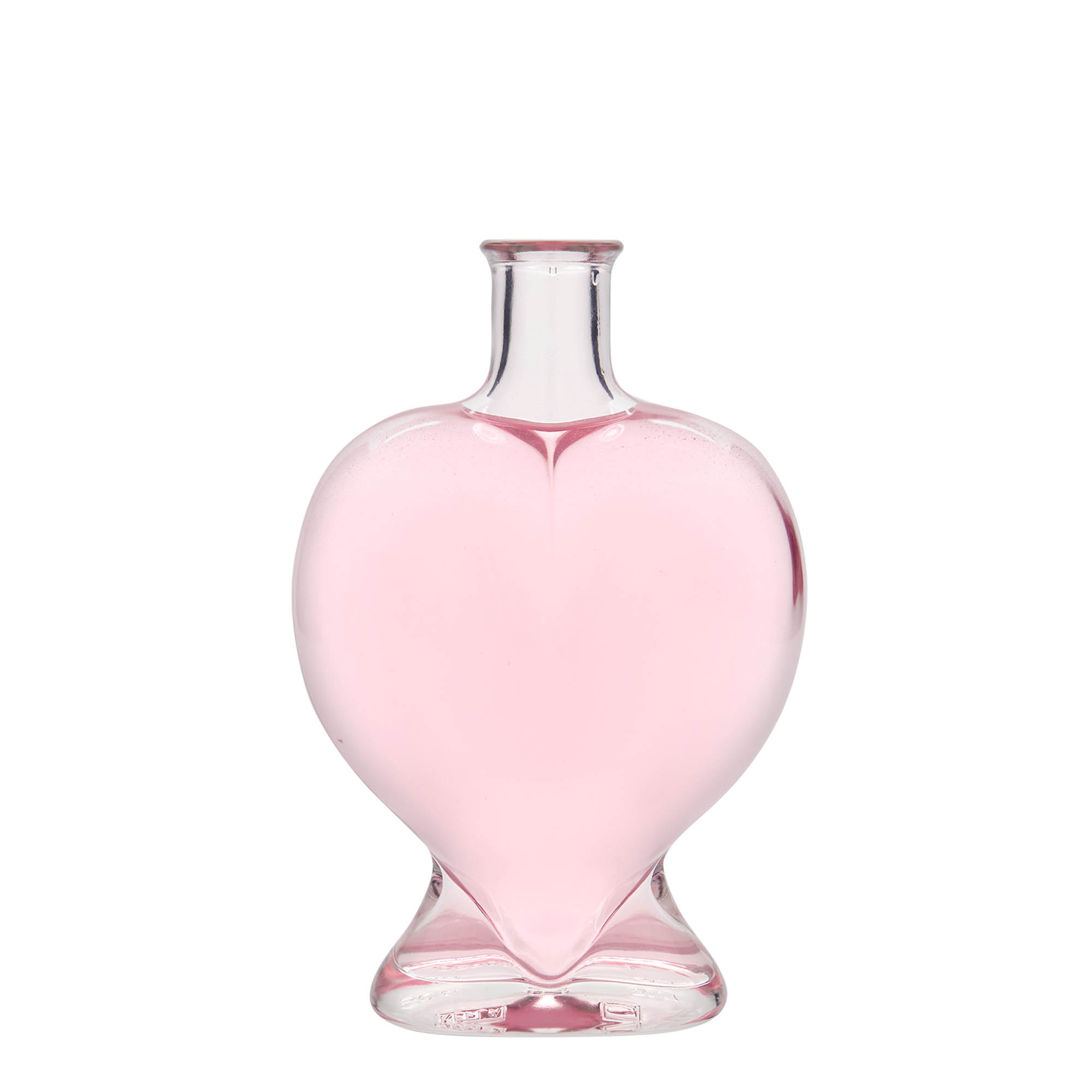 500 ml glassflaske 'Hjerte', munn: kork 500 ml glassflaske 'Hjerte', munn: kork