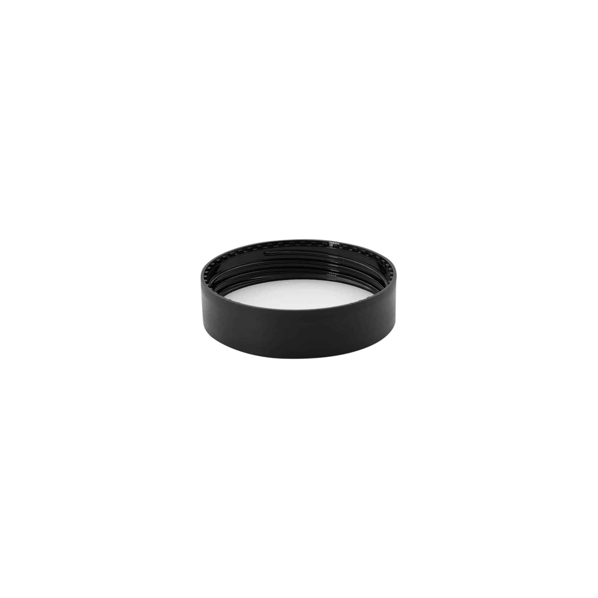 Skrulokk for 30 ml "Antonella", PP-plast, svart