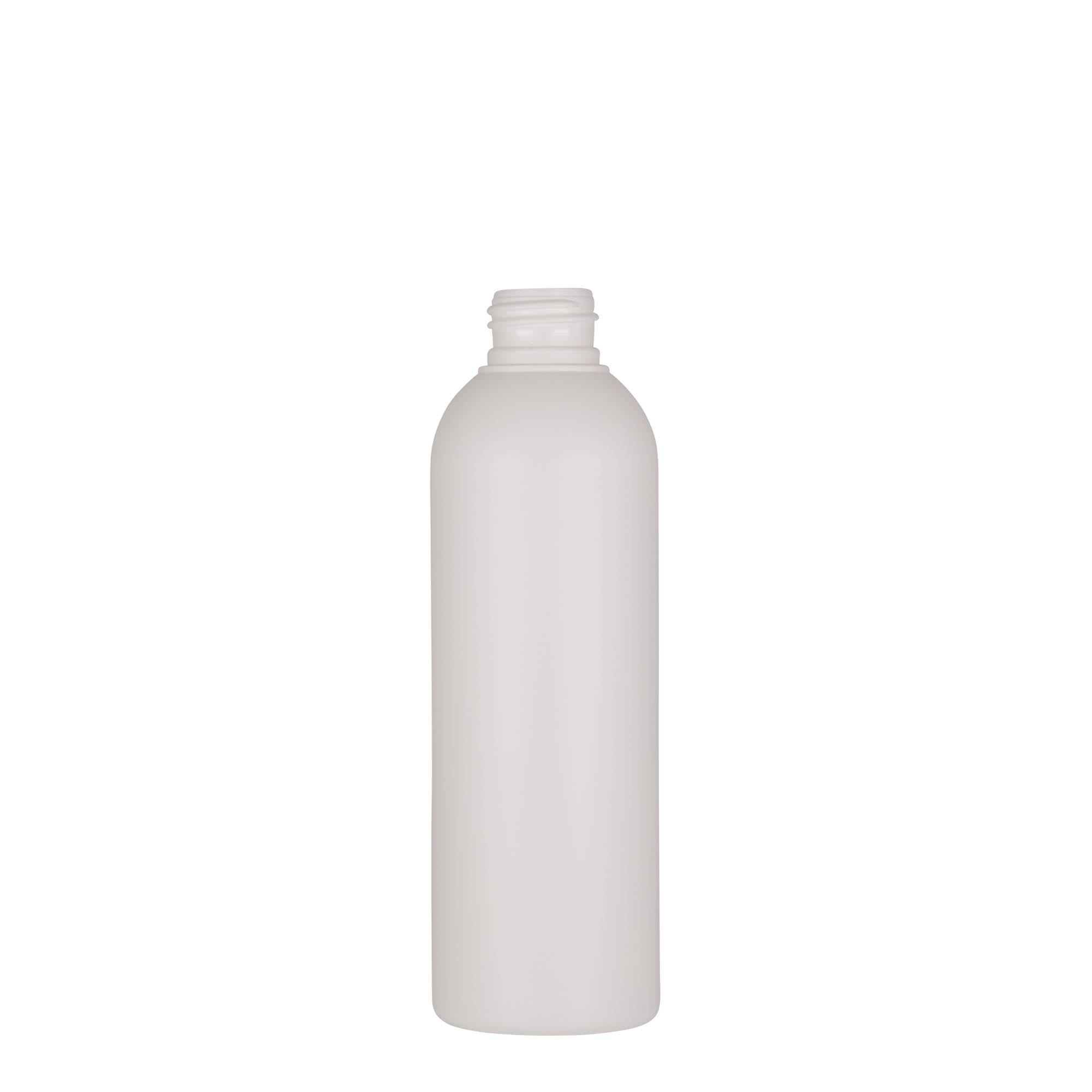 200 ml plastflaske 'Tuffy', HDPE, hvit, munningsåpning: 24/410