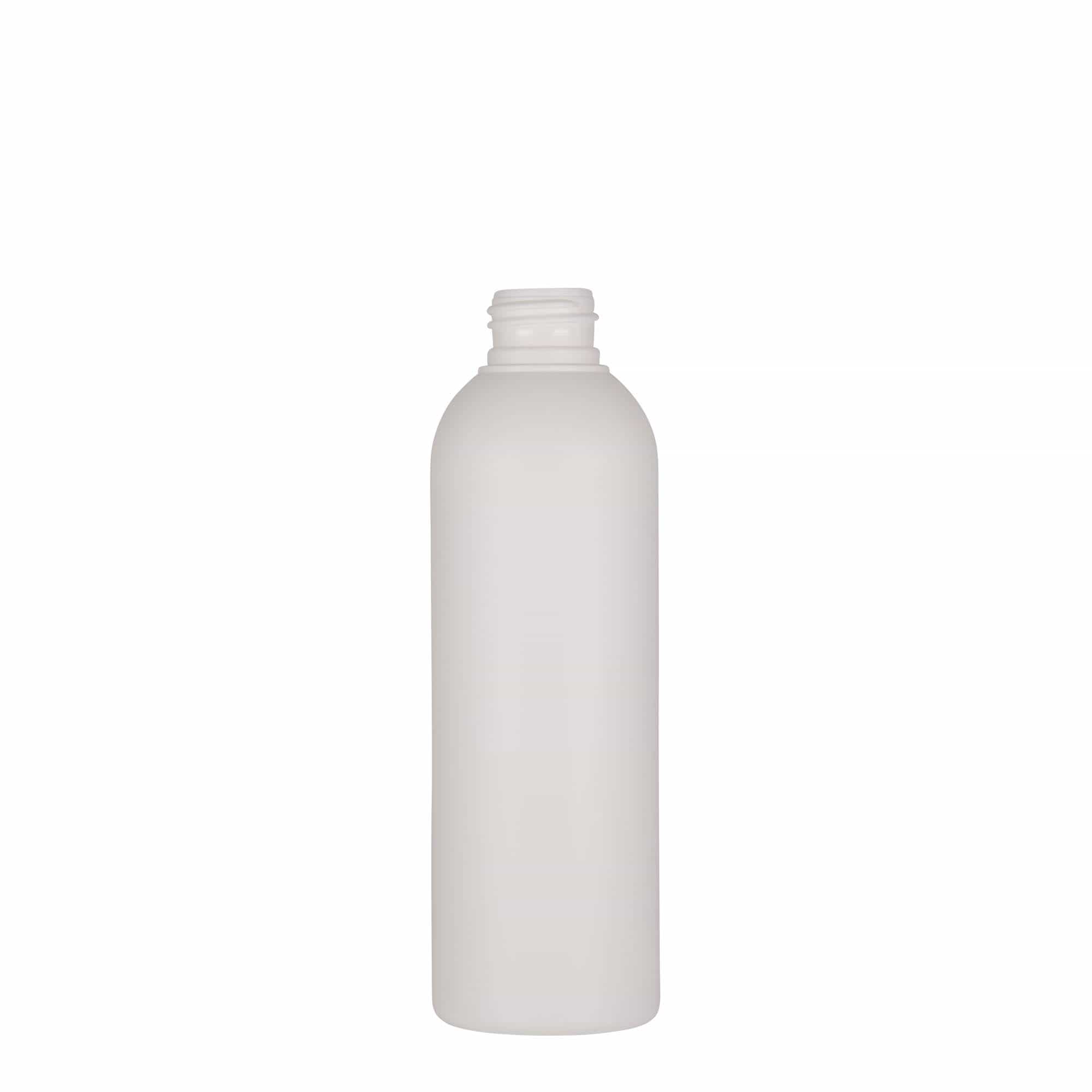 200 ml plastflaske 'Tuffy', HDPE, hvit, munningsåpning: 24/410