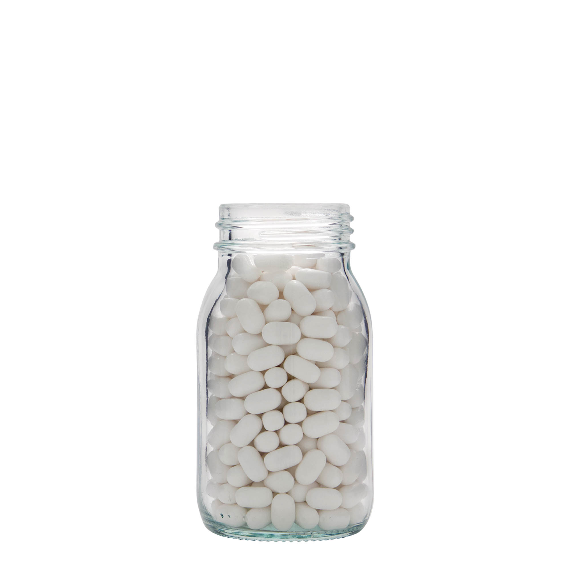 150 ml vid halsglass, åpning: DIN 45