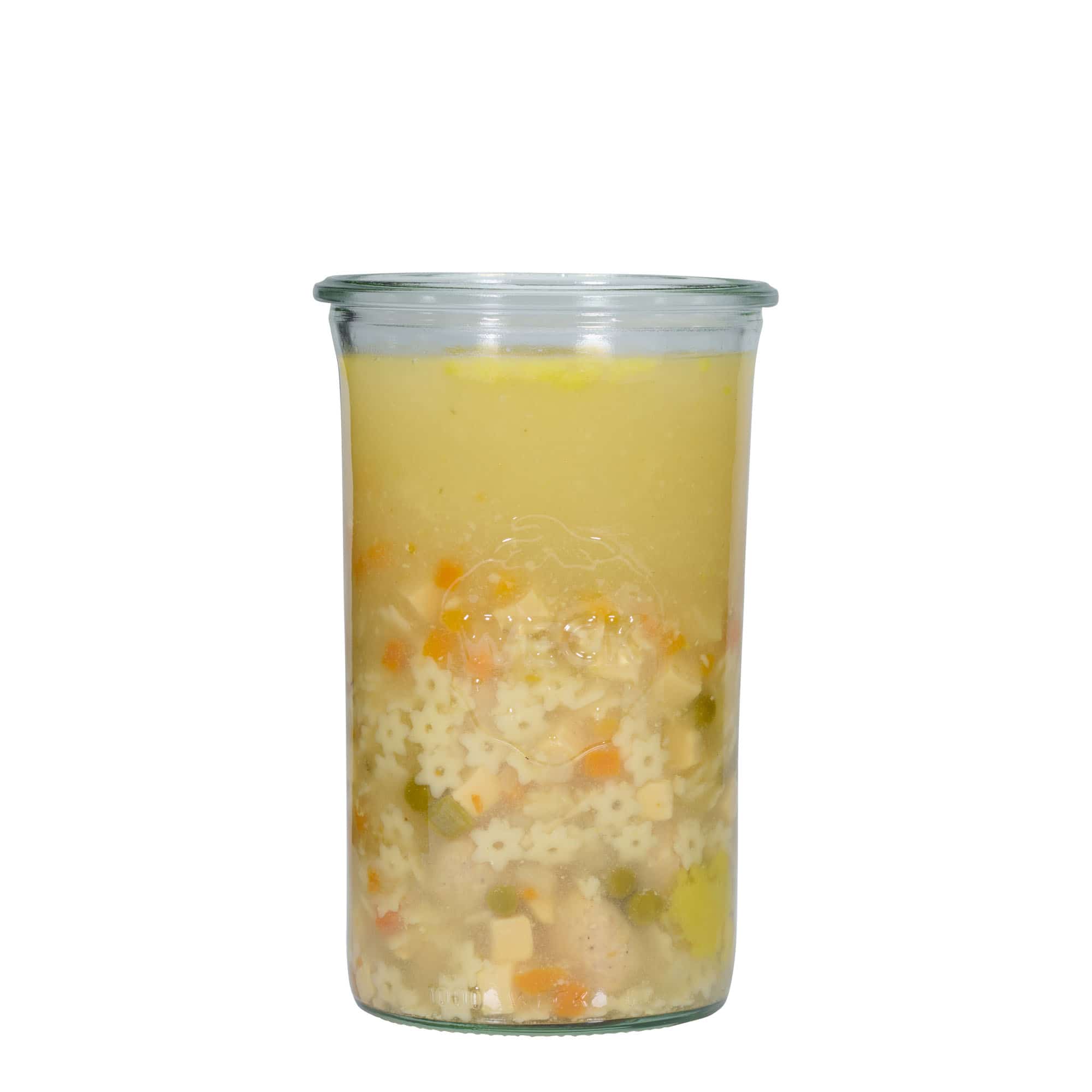 1000 ml WECK-glasskrukke, åpning: rund kant
