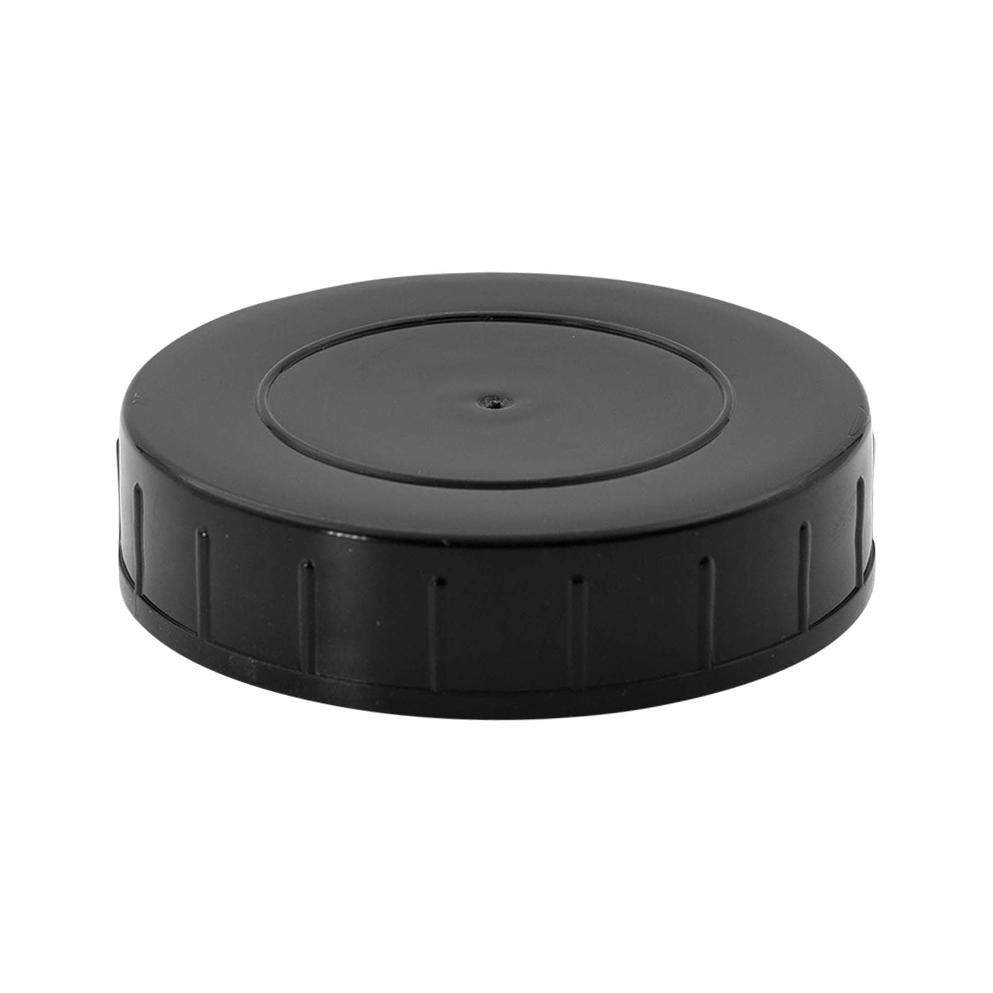 Skrukork, PP-plast, svart, for åpning: DIN 68