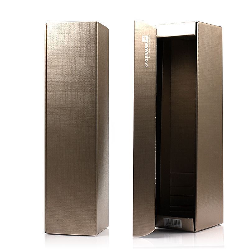 Gaveeske "metallic', firkantet, papp, champagner Gaveeske "metallic', firkantet, papp, champagner