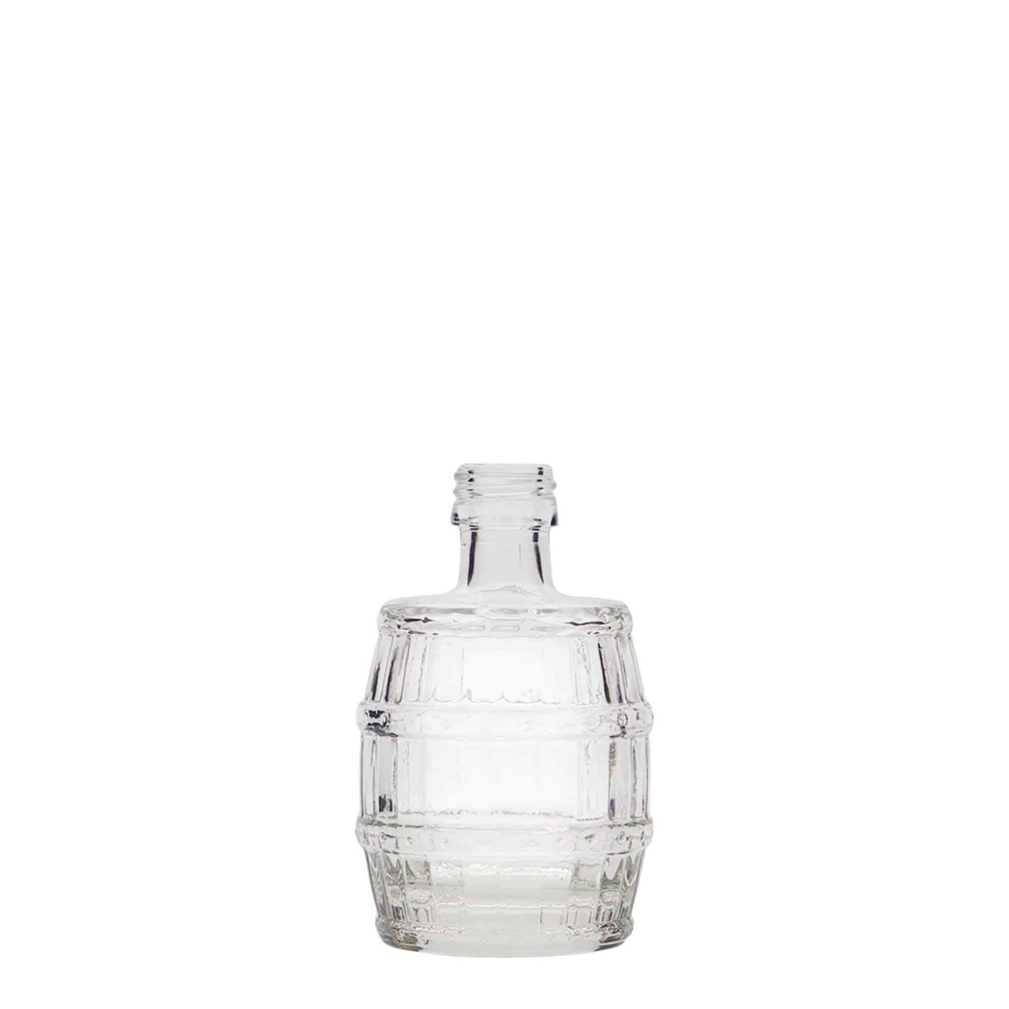 50 ml glassflaske "Fass", åpning: PP 18 50 ml glassflaske "Fass", åpning: PP 18