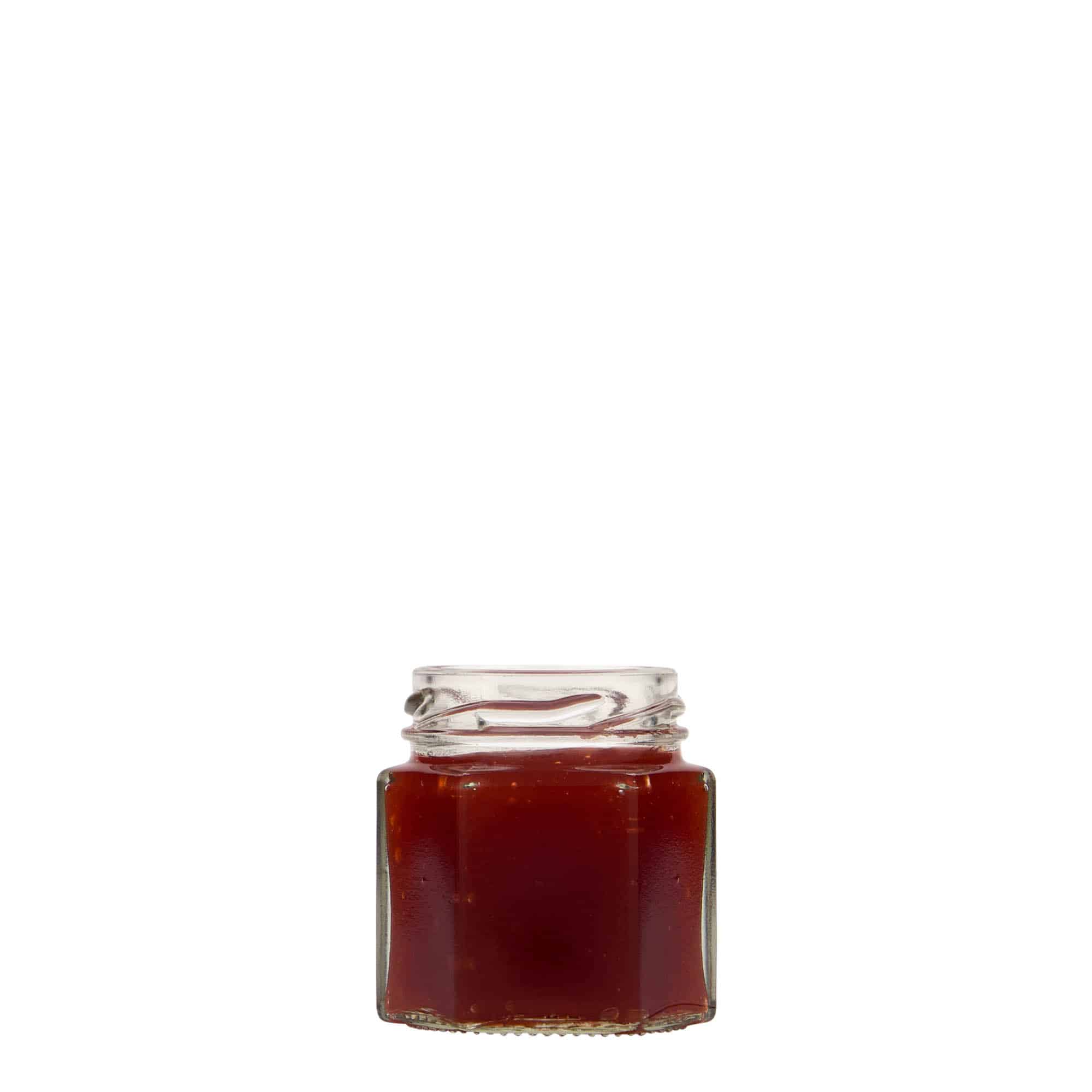47 ml sekskantglass, åpning: Twist-Off (TO 43)