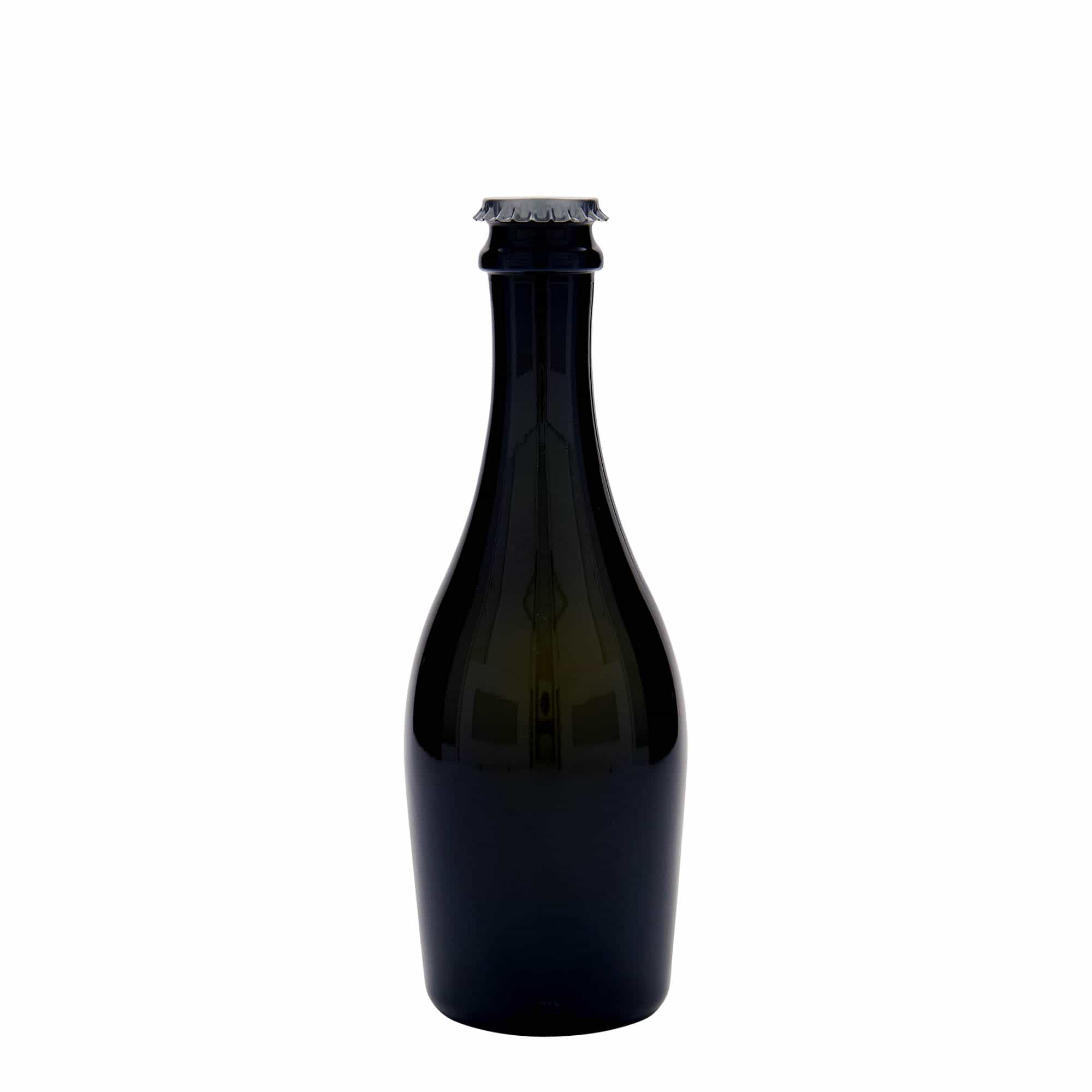 330 ml musserende vinflaske 'Carmen', glass, antikkgrønn, åpning: skrukork
